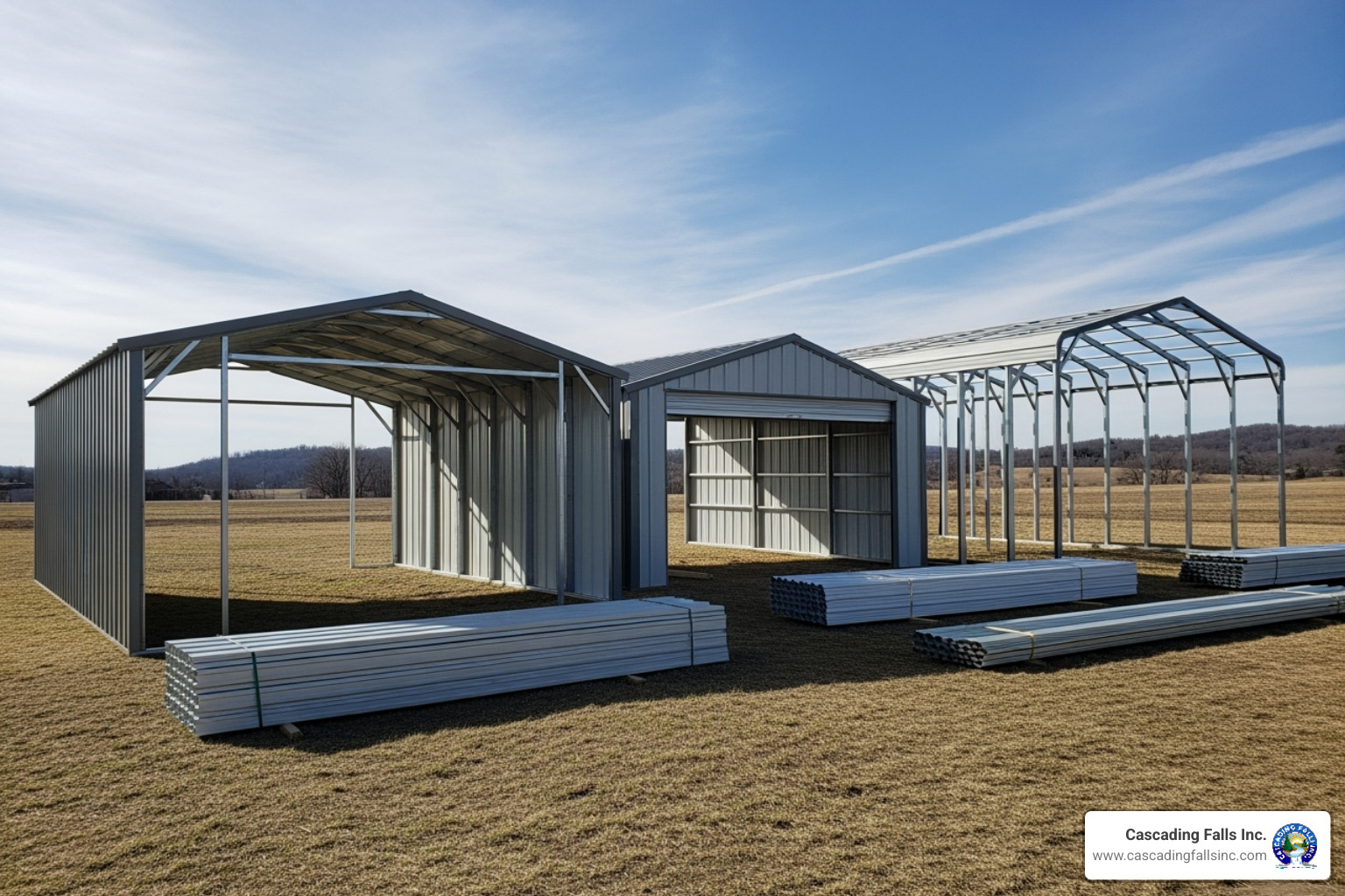 different sized metal garages - metal garage kits