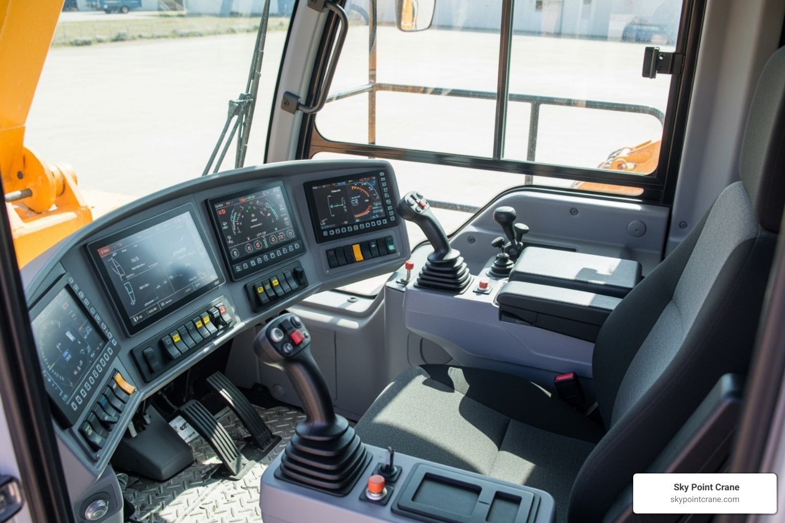 modern crane operator's cab - Rough terrain crane