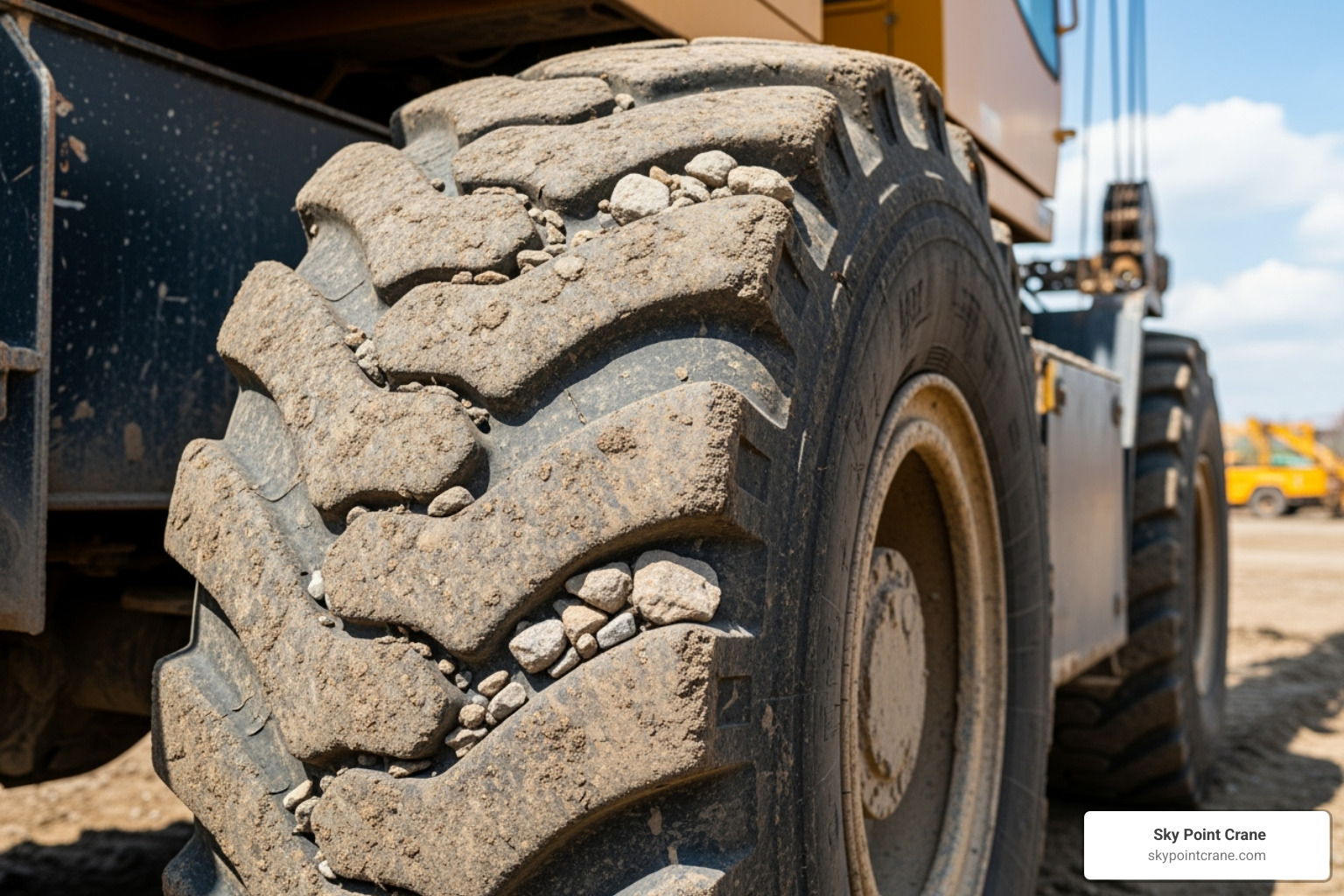 rough terrain crane oversized tires - Rough terrain crane