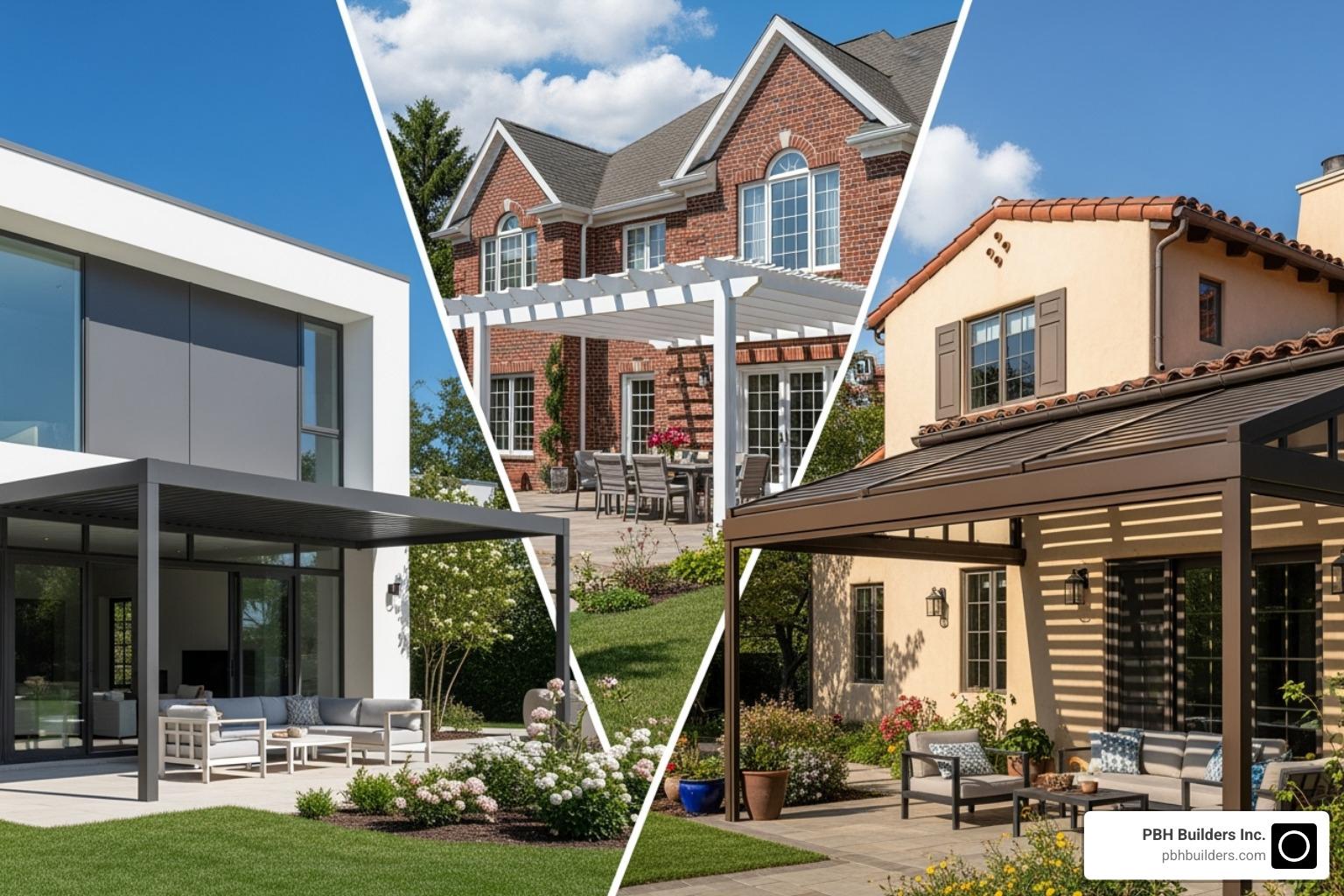 different styles of aluminum patio covers - aluminum patio cover installers