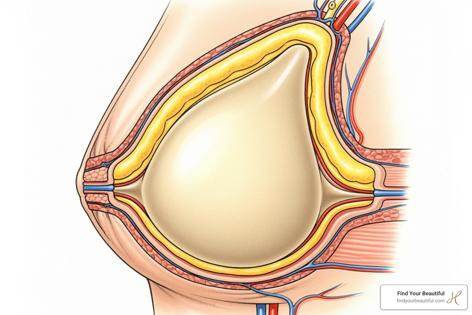 showing how fat can be used to soften the edges of an implant - breast augmentation vs fat transfer showing how fat can be used to soften the edges of an implant - breast augmentation vs fat transfer