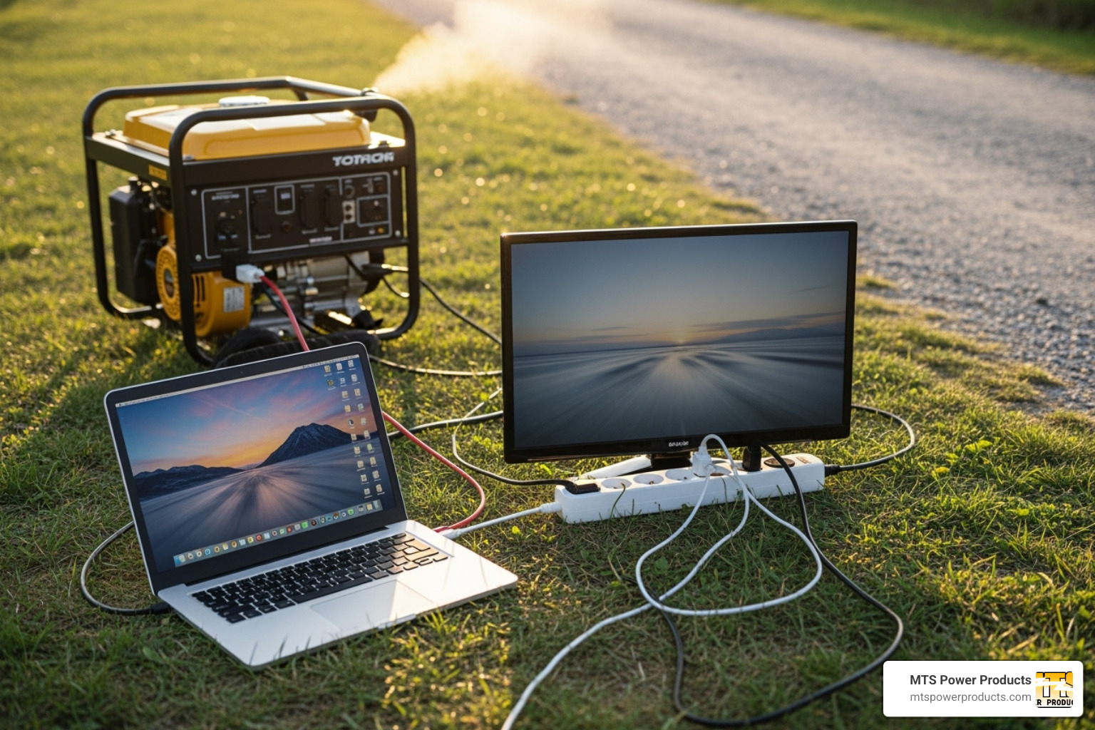 sensitive electronics (computer, TV) being powered by a generator - universal avr for generator