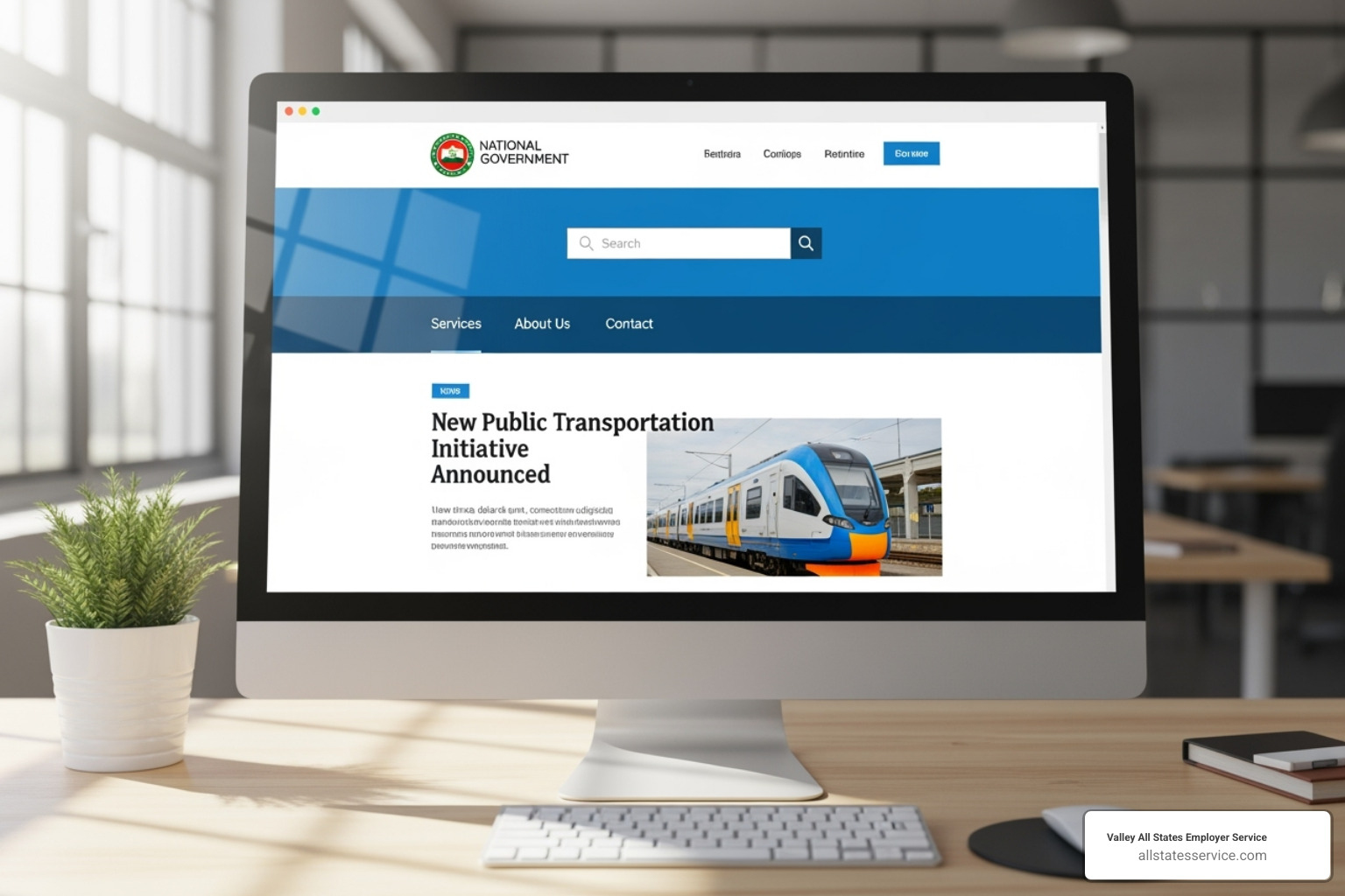 E-Verify.gov website homepage on a computer screen - E-Verify service United States E-Verify.gov website homepage on a computer screen - E-Verify service United States