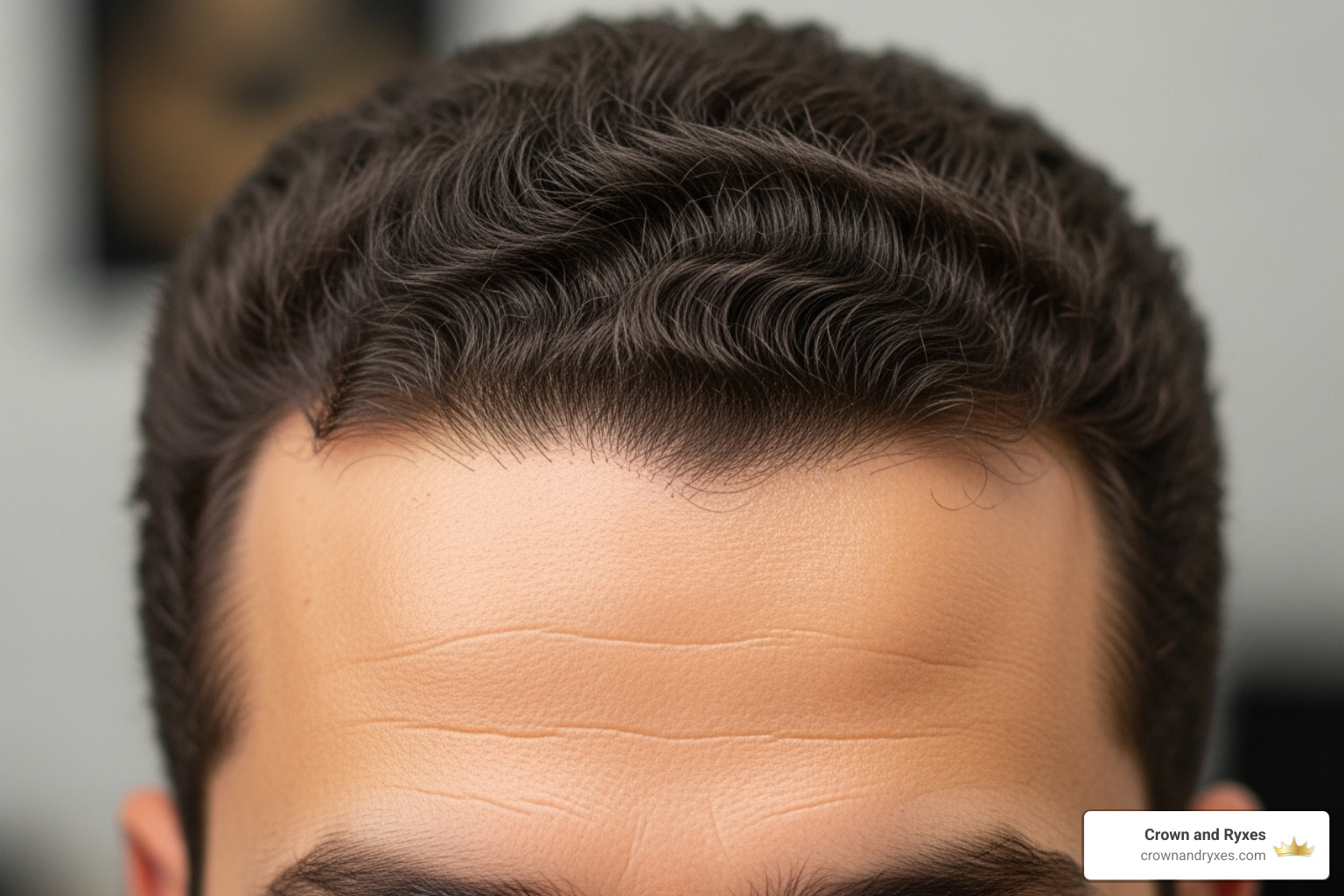 Successful hair transplant repair showing a natural, corrected hairline - bad hair transplant