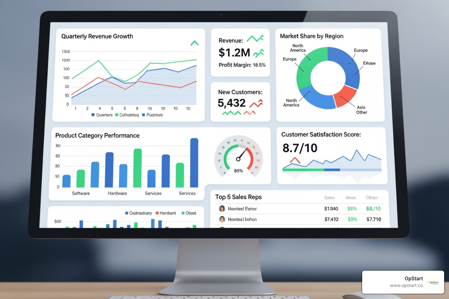 dashboard showing KPIs and ROI for a marketing campaign - how does the finance function contribute to the business