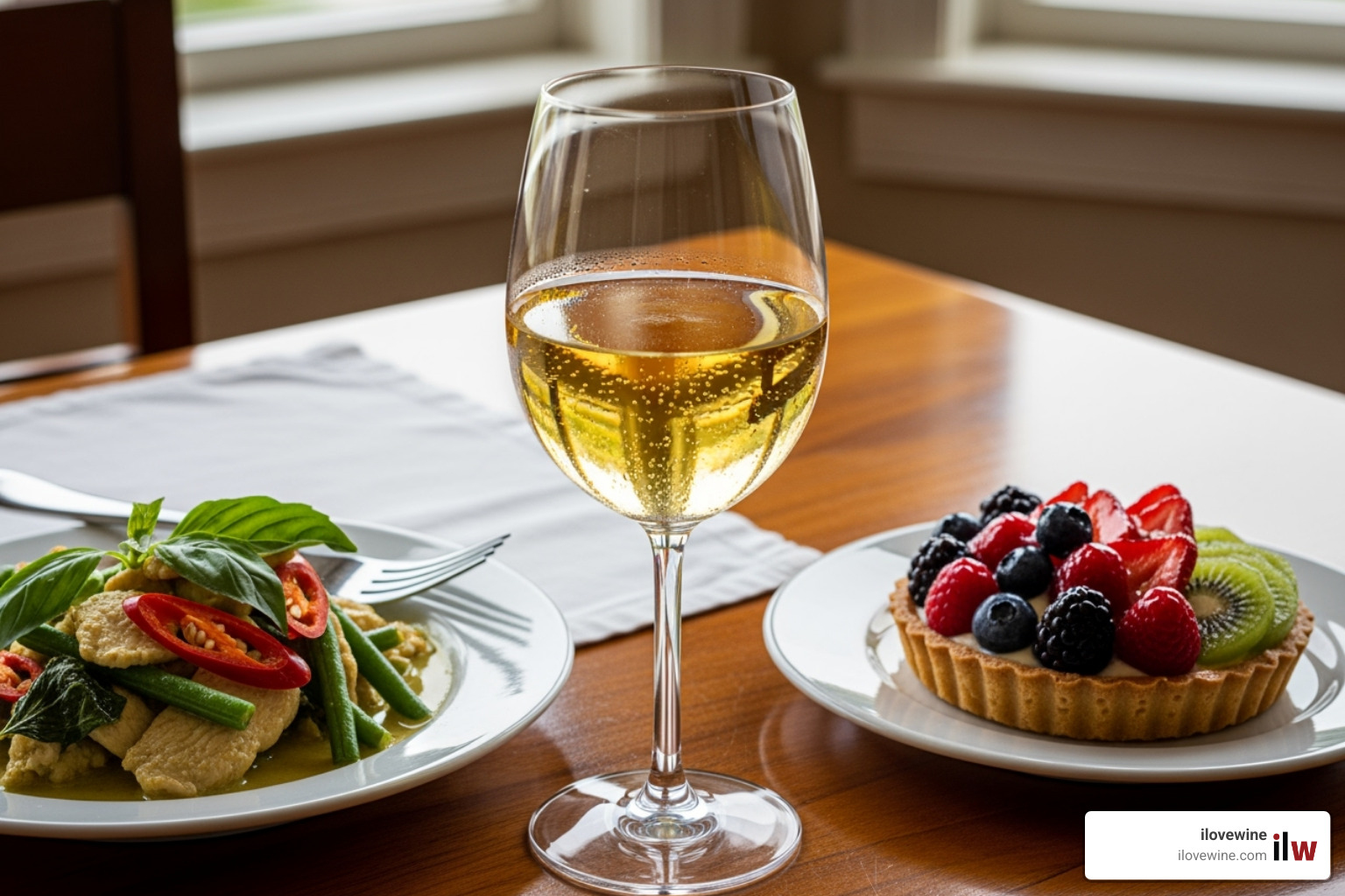 Moscato paired with a spicy Thai dish or a fruit tart - is moscato sparkling Moscato paired with a spicy Thai dish or a fruit tart - is moscato sparkling