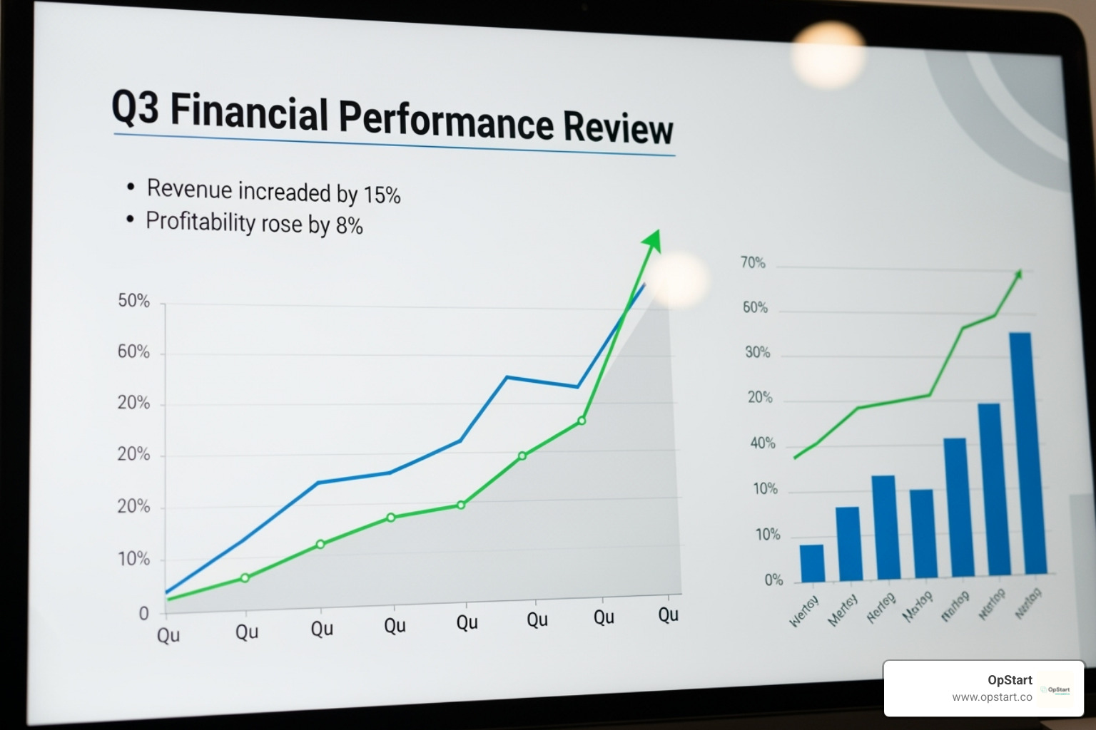 A pitch deck slide showing strong financial projections, indicating investor readiness - **Virtual CFO for startups** A pitch deck slide showing strong financial projections, indicating investor readiness - **Virtual CFO for startups**