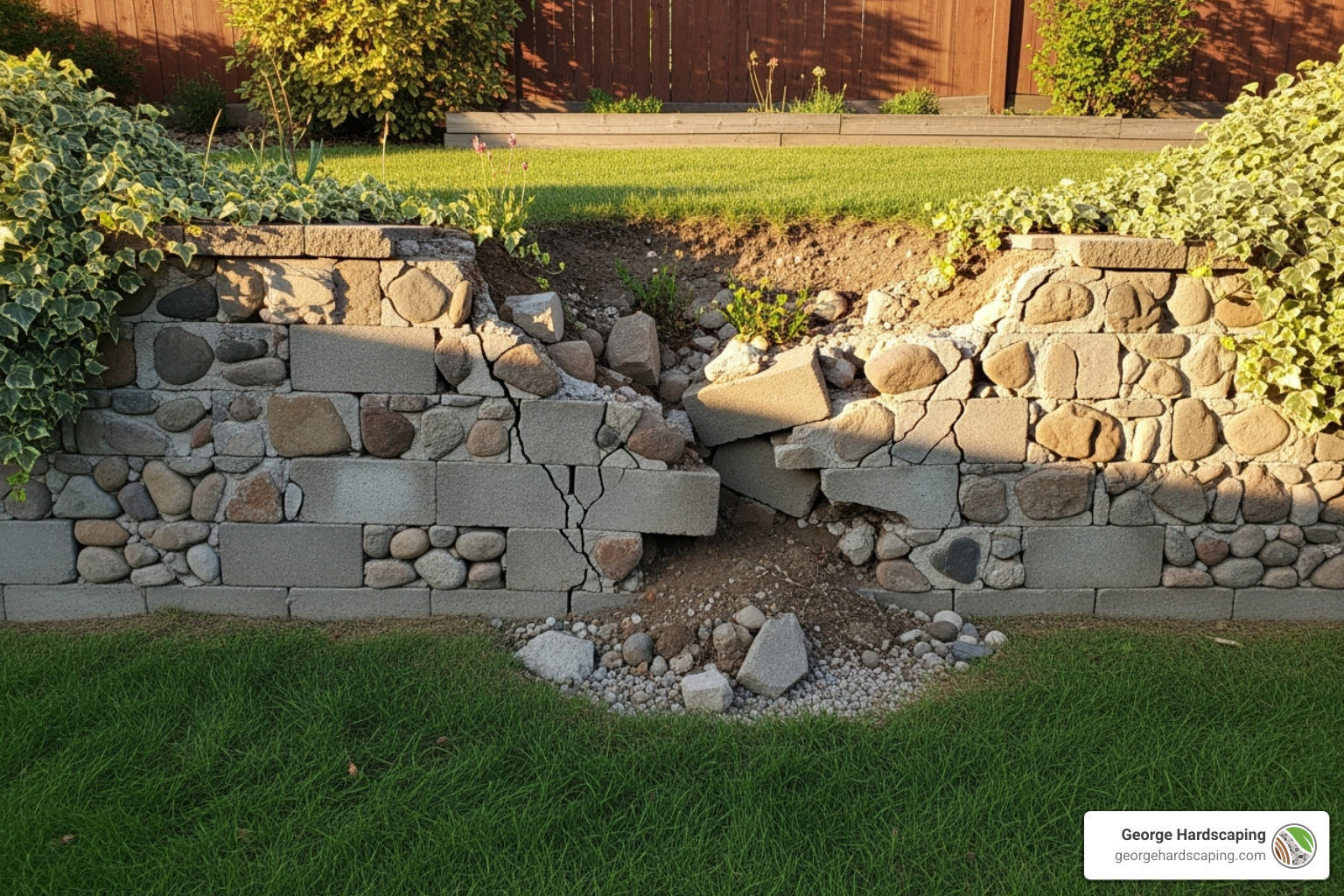 leaning retaining wall - leaning retaining wall repair cost