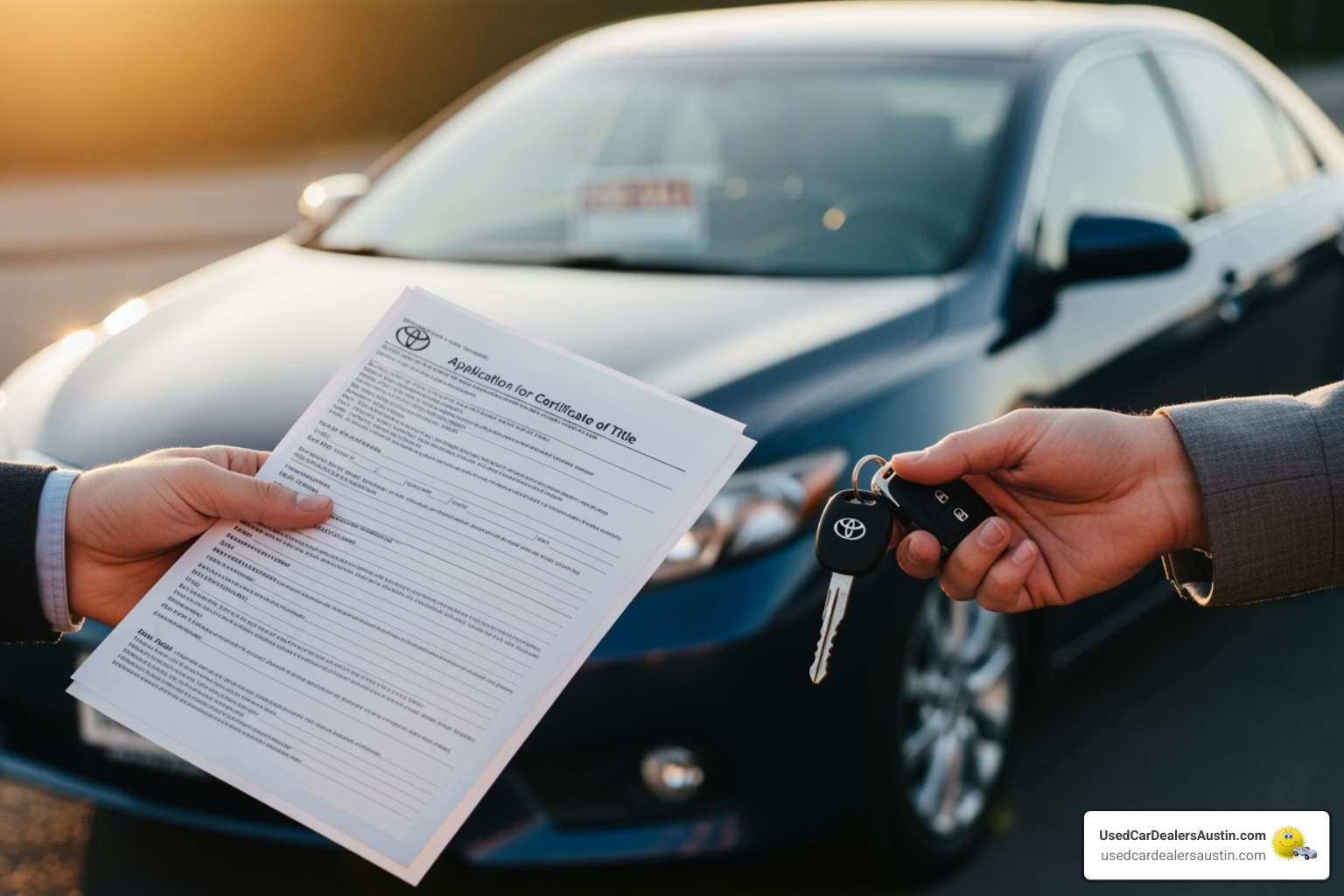 Used car title transfer - Used car title transfer