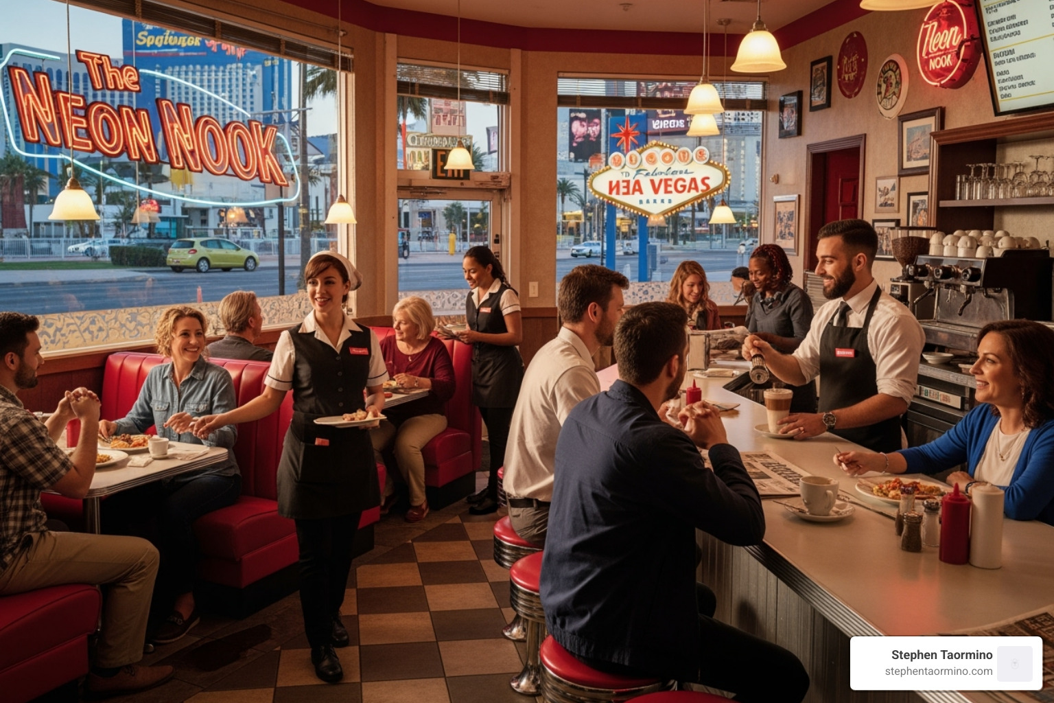 busy local Las Vegas business - Social media management Las Vegas