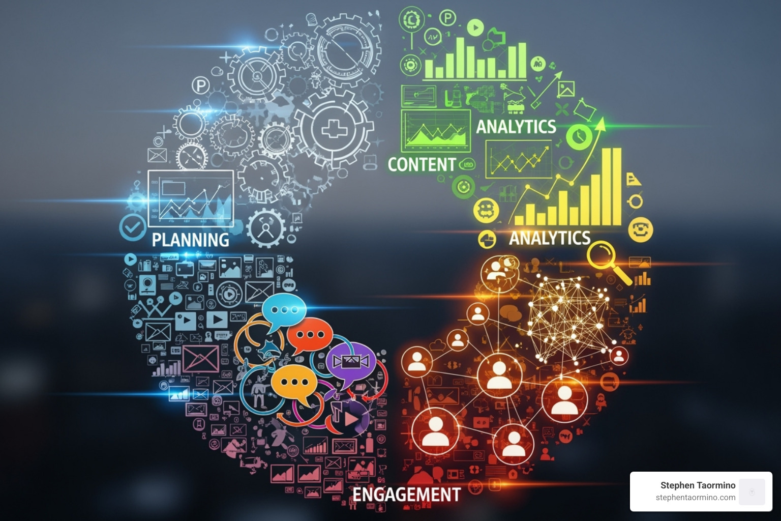 social media management cycle - Social media management Las Vegas