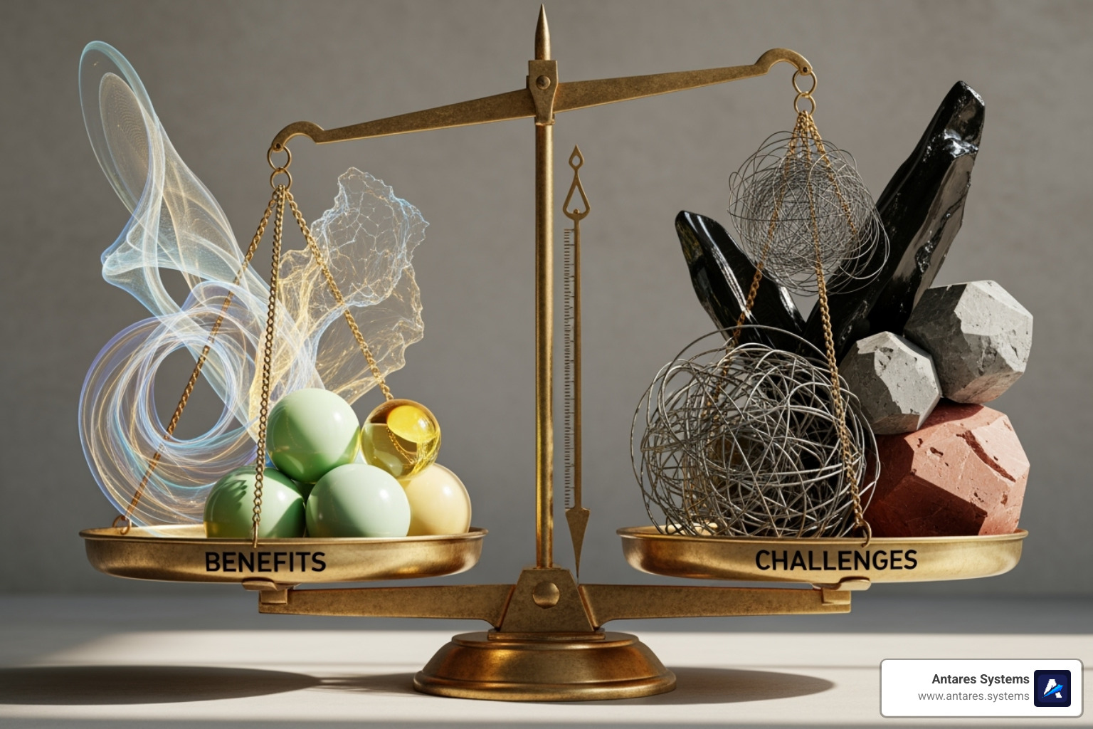 A scale balancing 