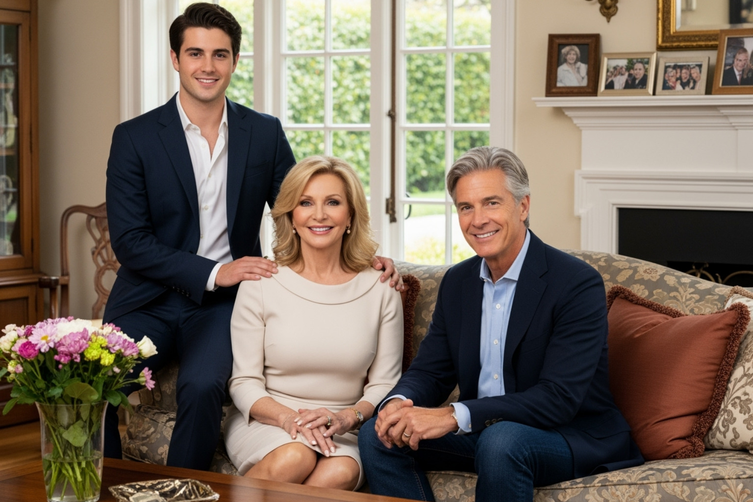 Barbara Eden with her family - barbara eden