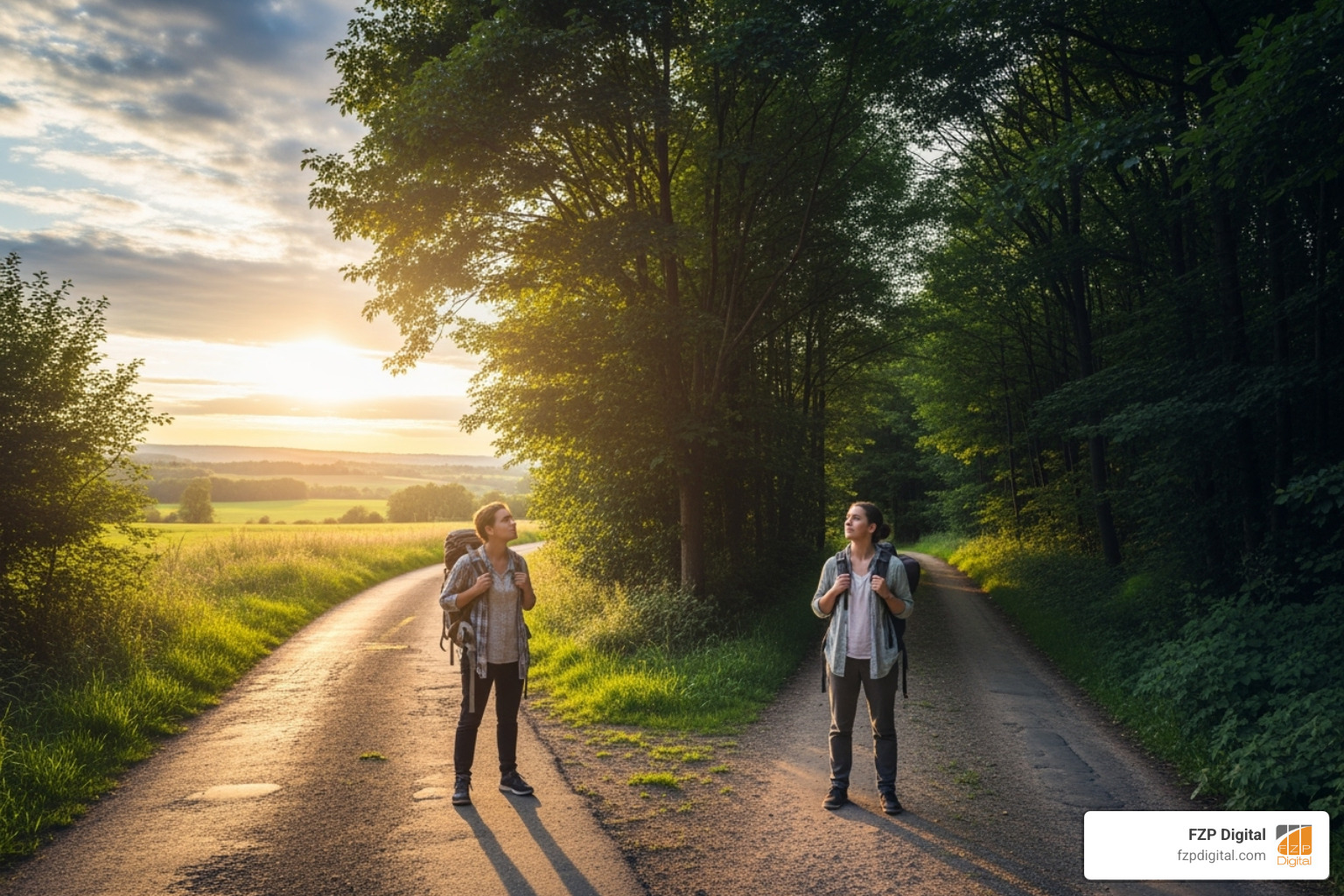 Person evaluating two paths - philadelphia seo firm Person evaluating two paths - philadelphia seo firm