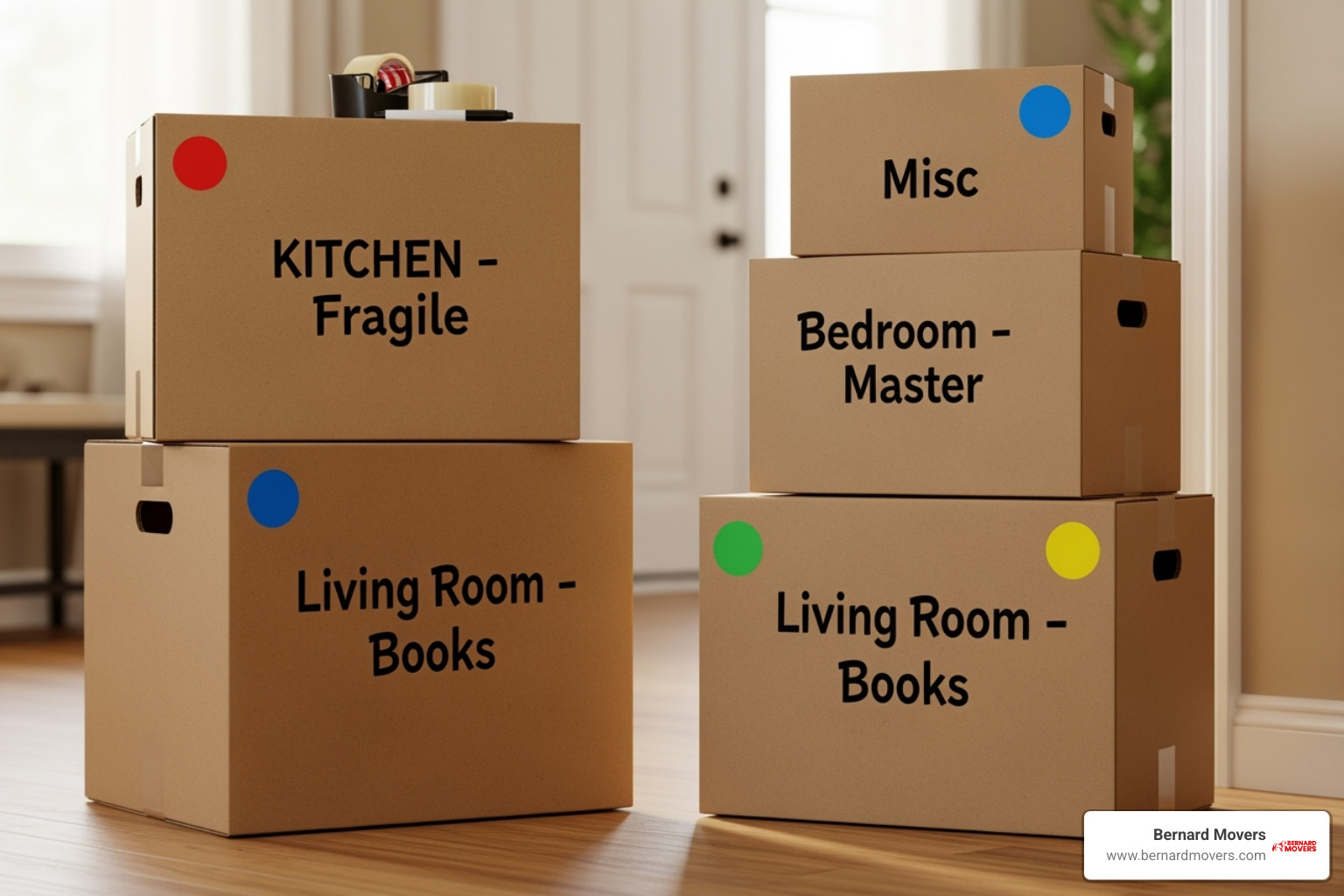 neatly stacked and labeled boxes - affordable moving company neatly stacked and labeled boxes - affordable moving company
