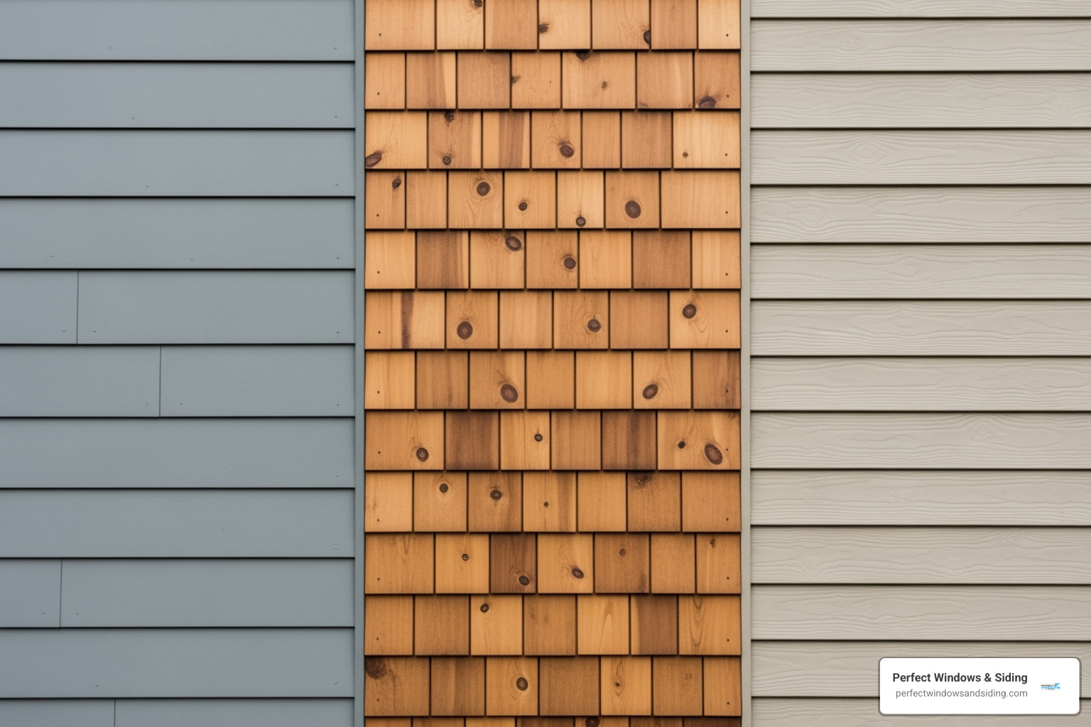 Siding cost breakdown chart comparing fiber cement, wood, and vinyl siding costs - fiber cement siding replacement