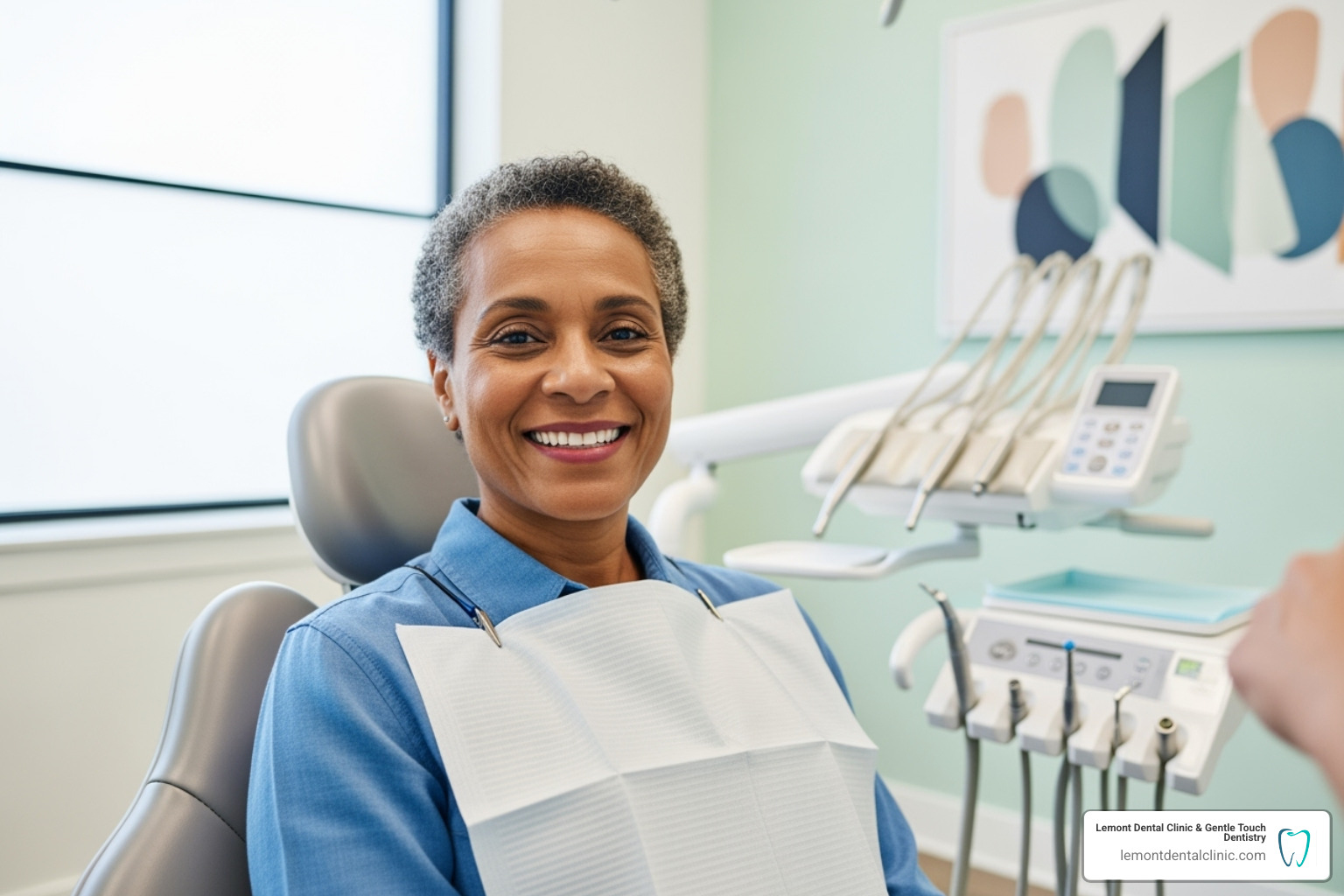 happy patient smiling - snap on dentures happy patient smiling - snap on dentures
