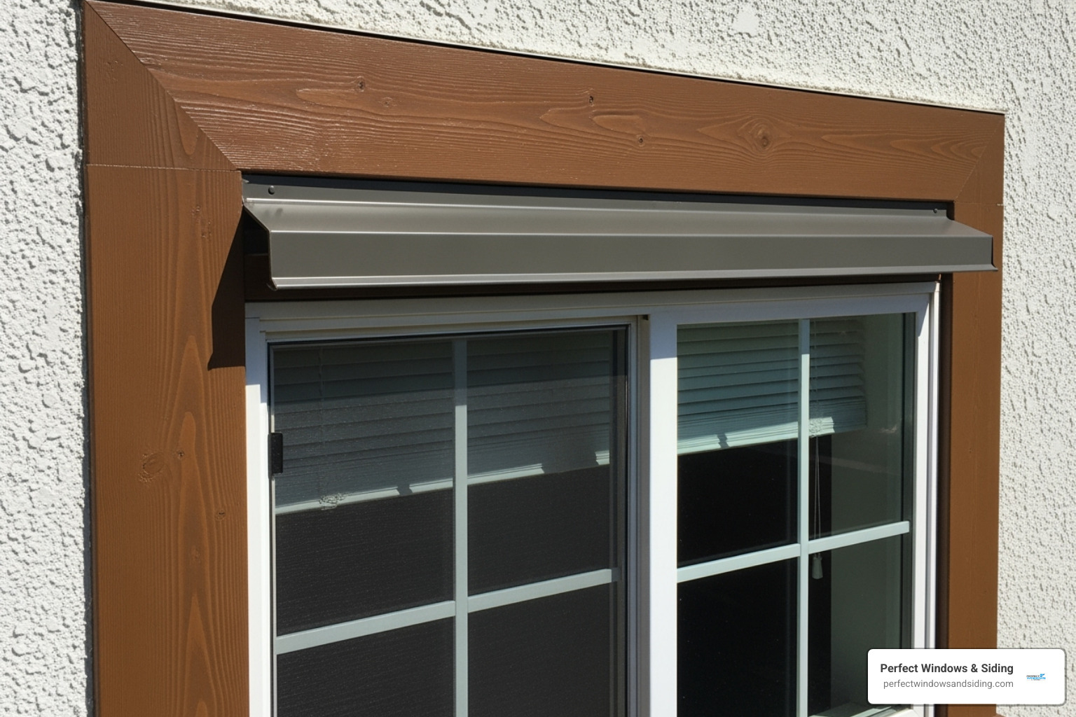 Properly flashed and trimmed window - lp trim installation