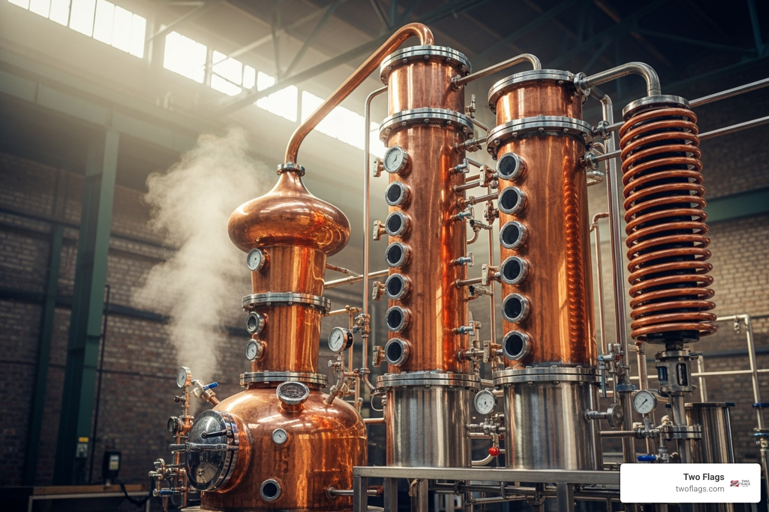 copper distillation column - polish vodka