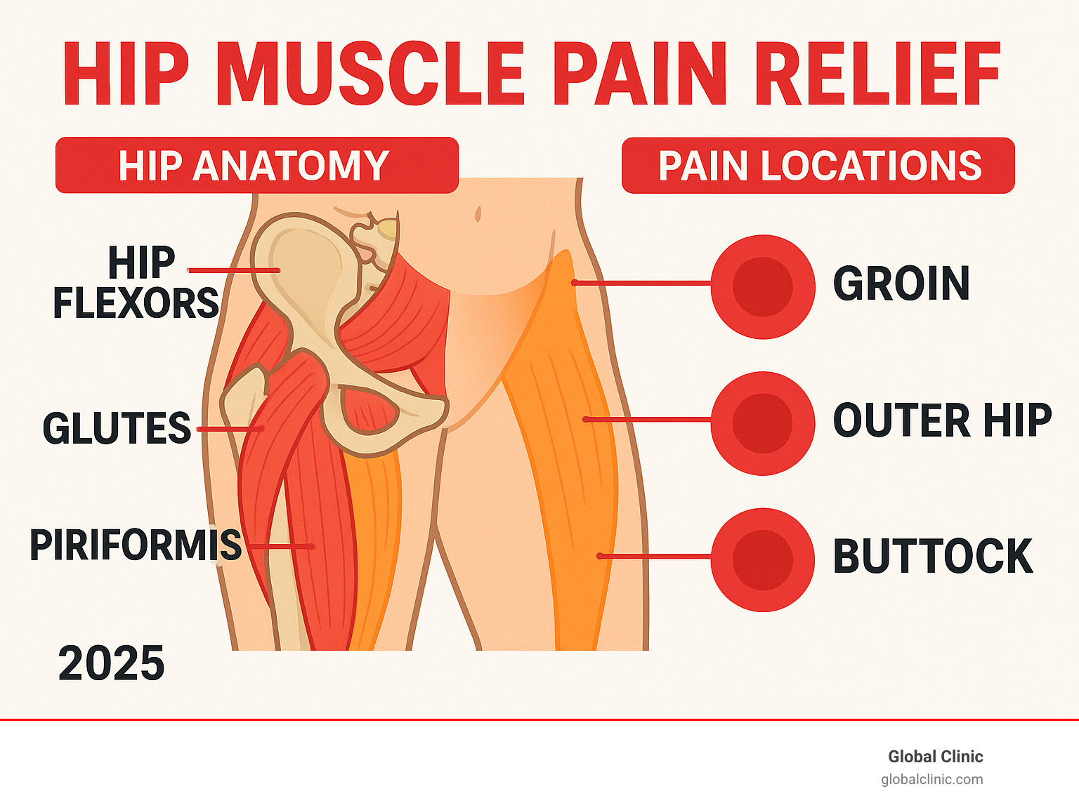 Hip muscle pain relief: Ultimate 2025 Guide