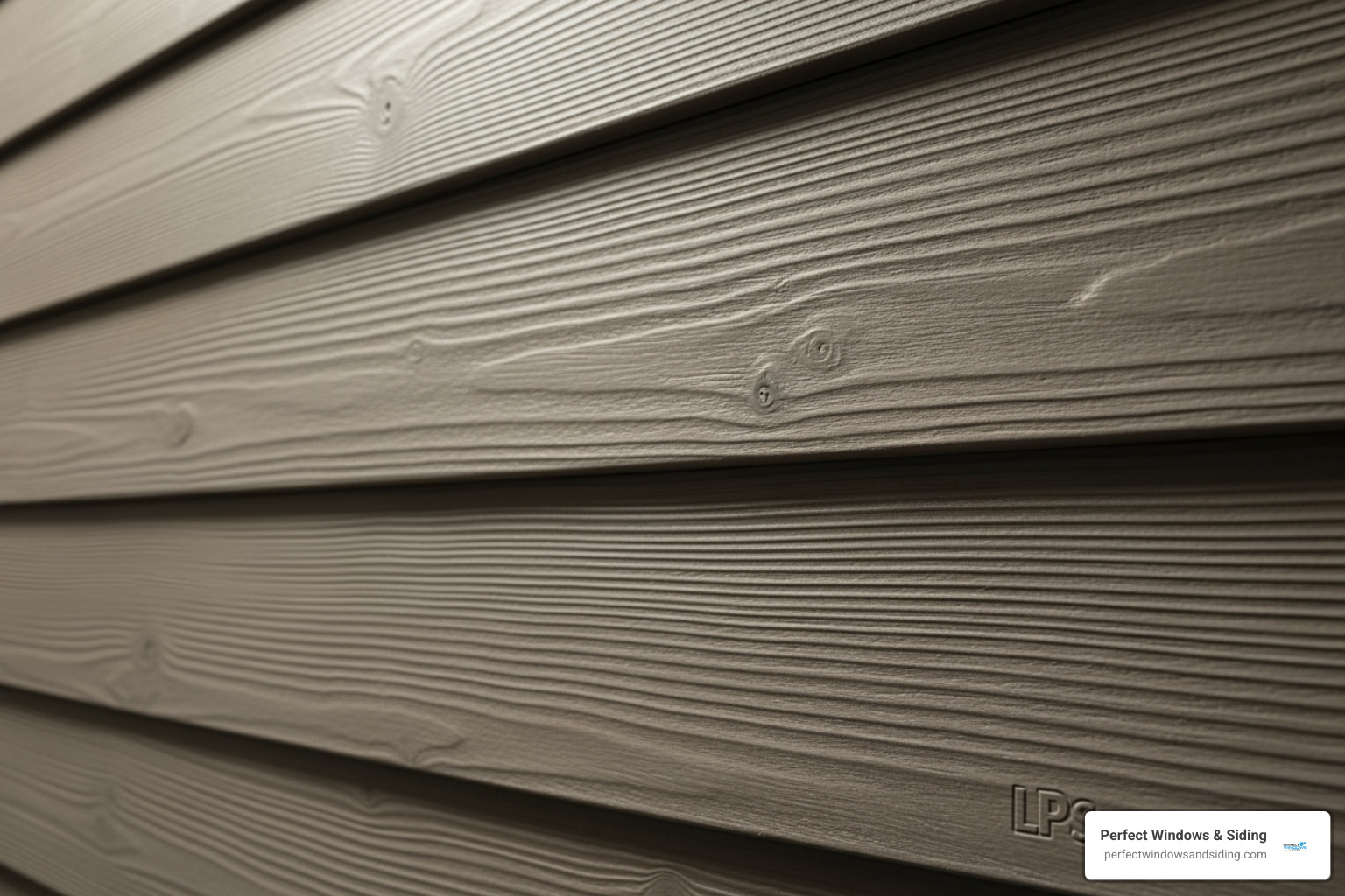 close-up of LP SmartSide siding showing its deep cedar-grain texture - lp siding installation cost