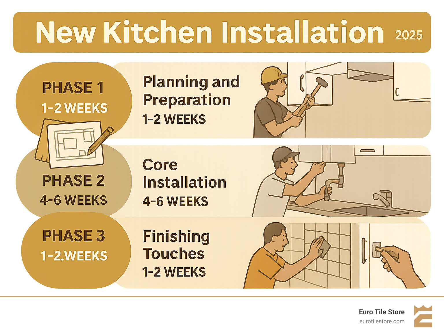 New kitchen installation: Dream 2025 Guide