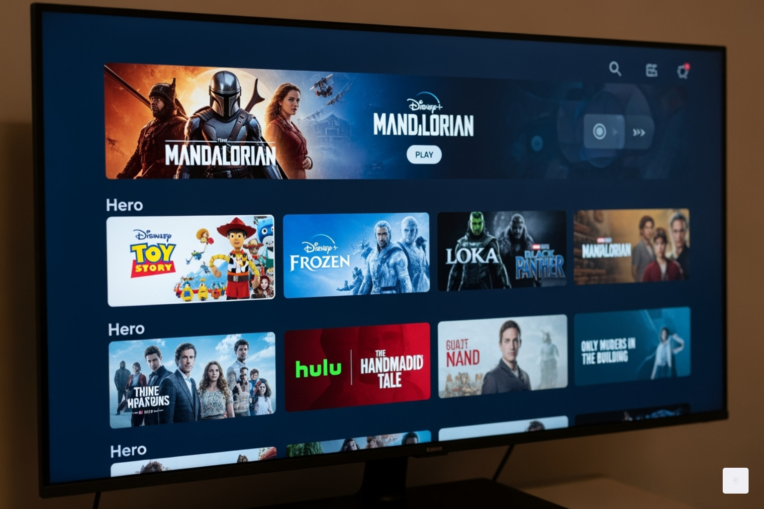 Showcasing the variety of content from both Disney+ and Hulu on a single screen - disney hulu merger date