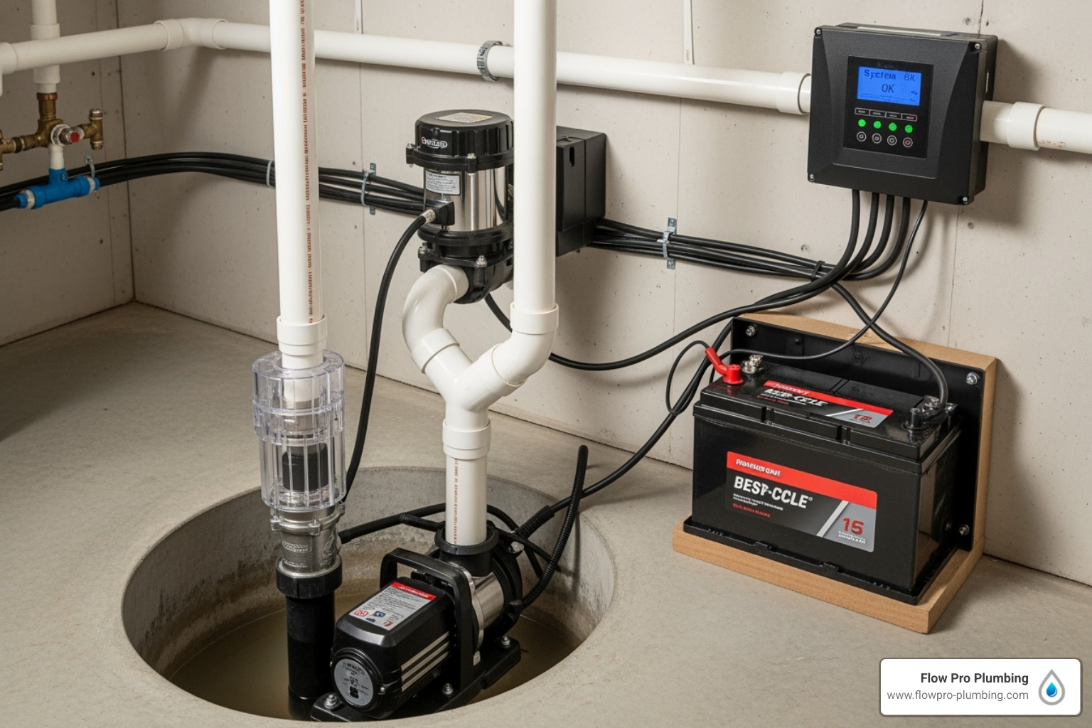 battery backup sump pump installed - battery backup sump pump battery backup sump pump installed - battery backup sump pump