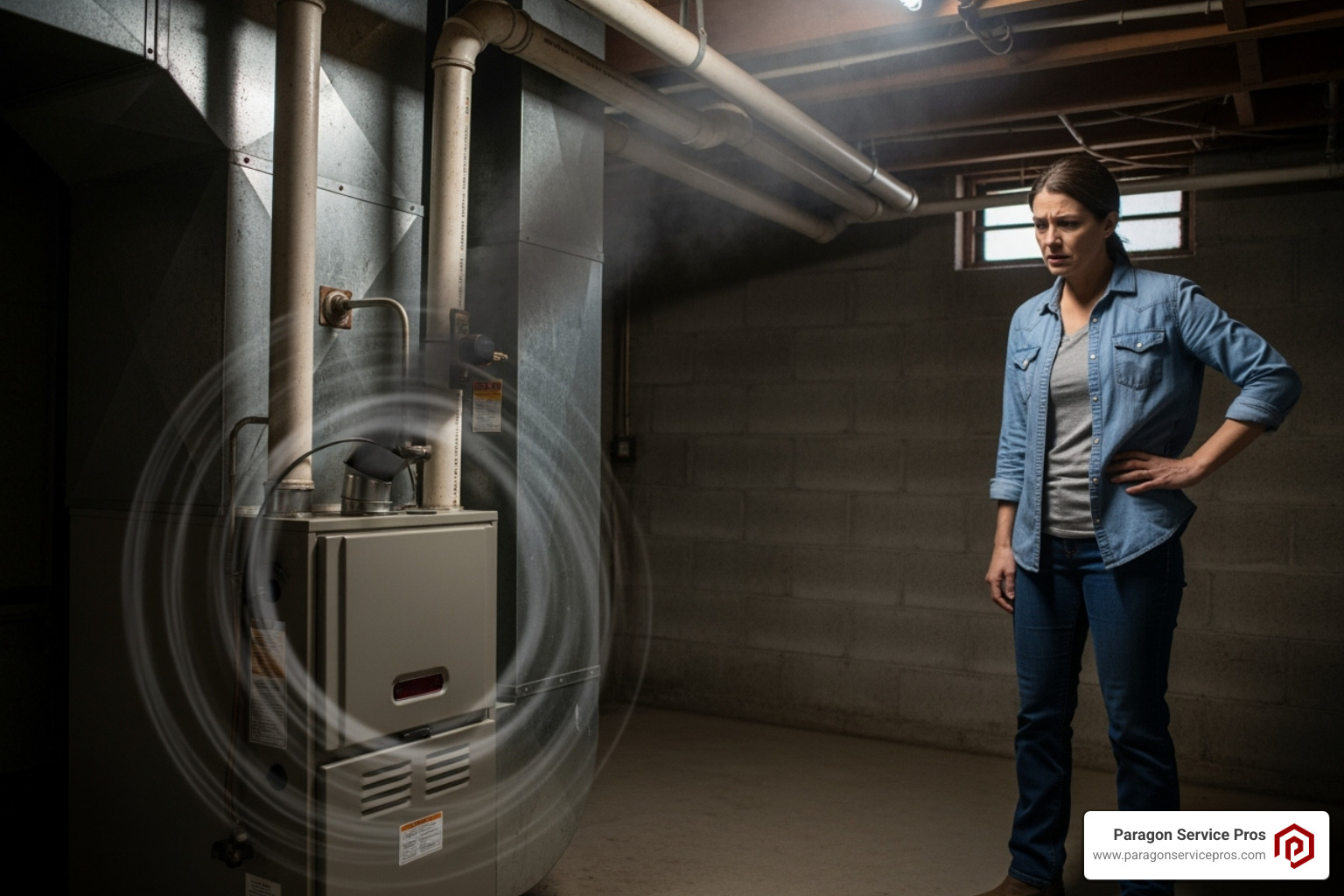 Furnace emitting a strange smell or making a loud noise - Emergency furnace service Furnace emitting a strange smell or making a loud noise - Emergency furnace service