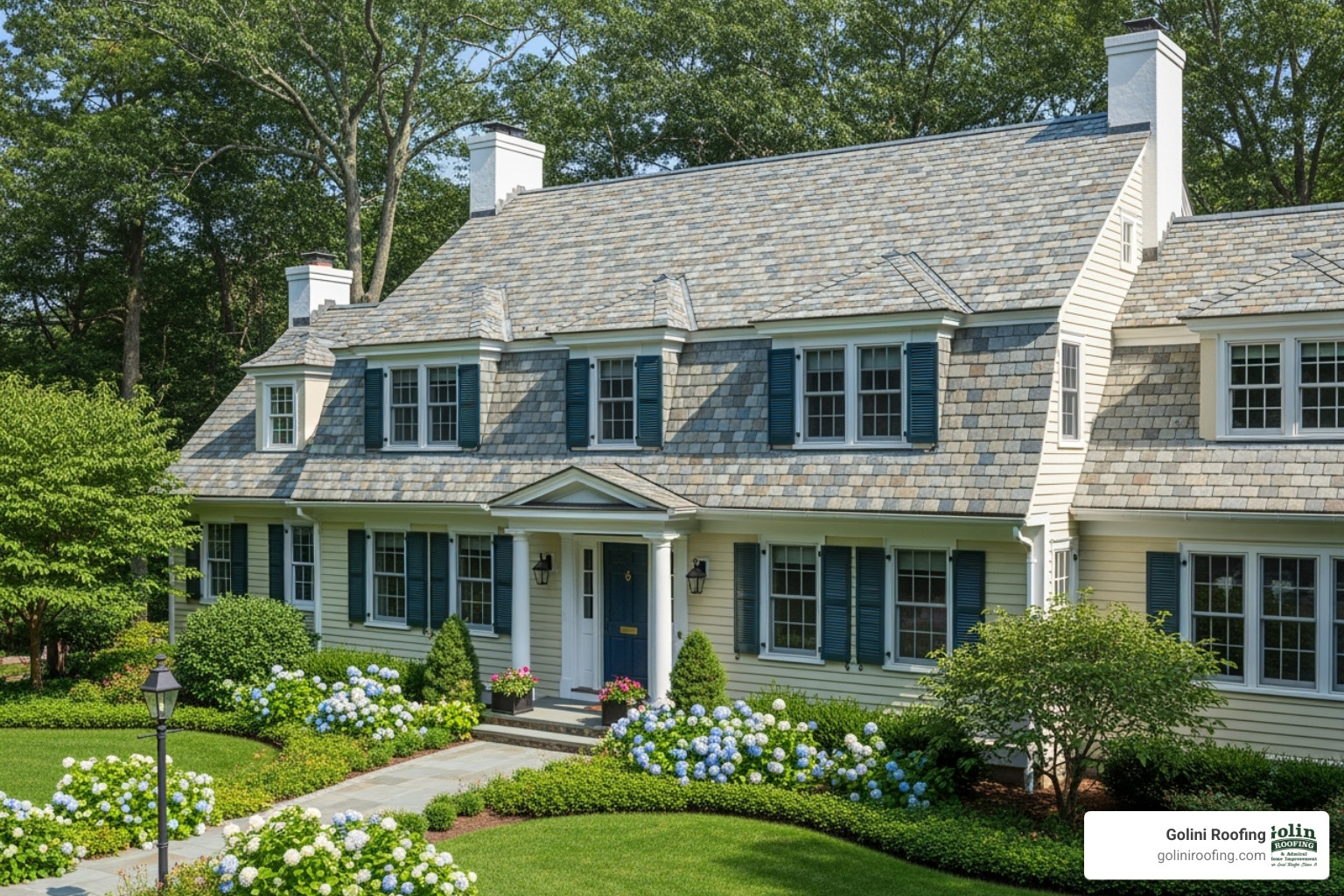 neat home with a natural slate roof - residential roofing types neat home with a natural slate roof - residential roofing types