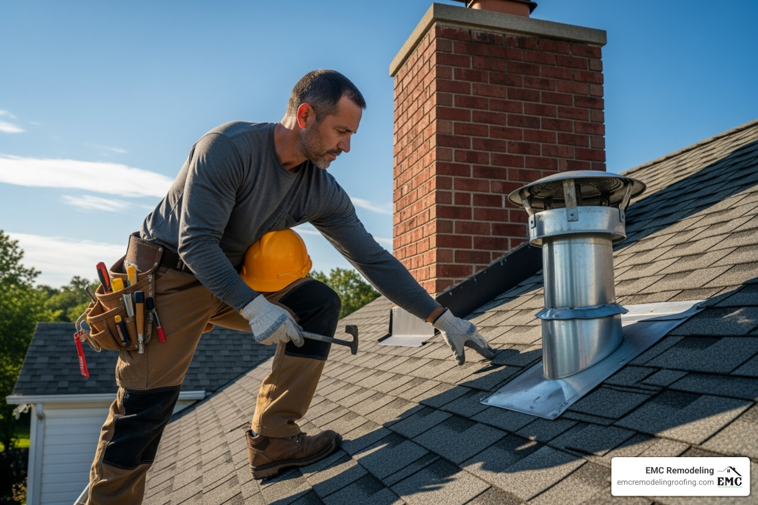 A roofer performing a roof inspection - roofers in my area