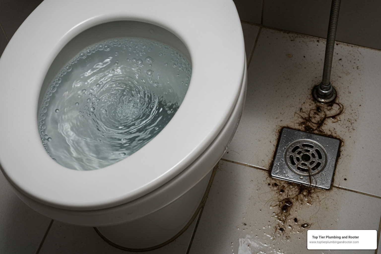 gurgling toilet or water backing up into a shower - drain services Riverside County gurgling toilet or water backing up into a shower - drain services Riverside County