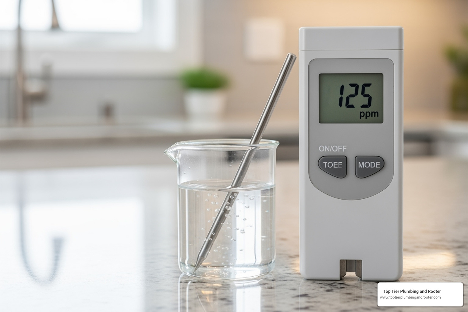 digital water hardness test kit - tankless water heater descaling