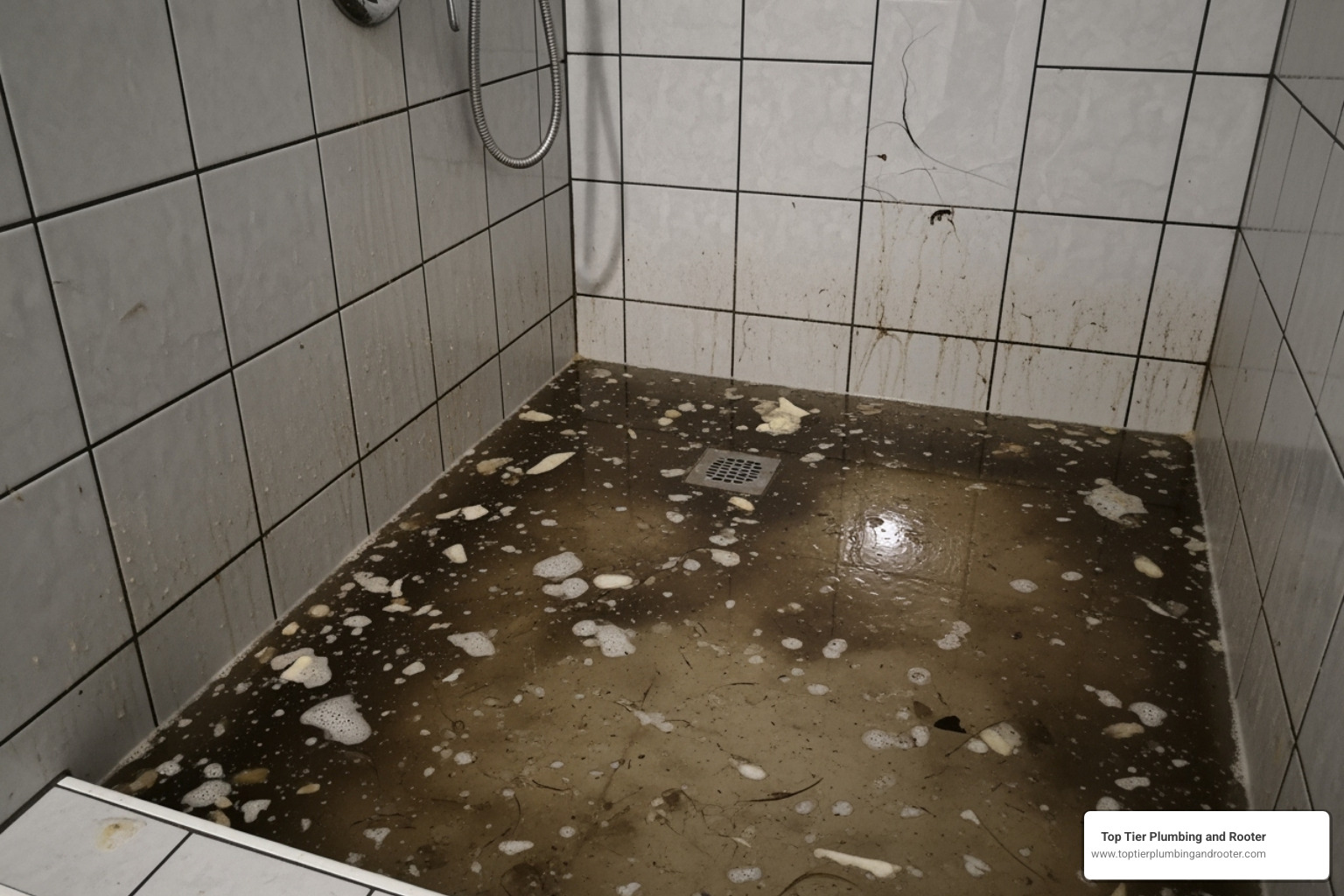 Water backing up into a shower - Drain cleaning Murrieta CA