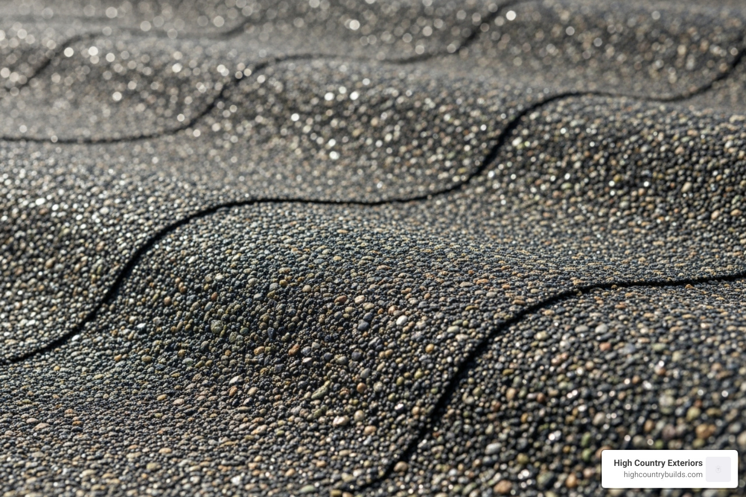 Thick, durable surface of a granule-surfaced modified bitumen roof, showing resilience - modified bitumen systems