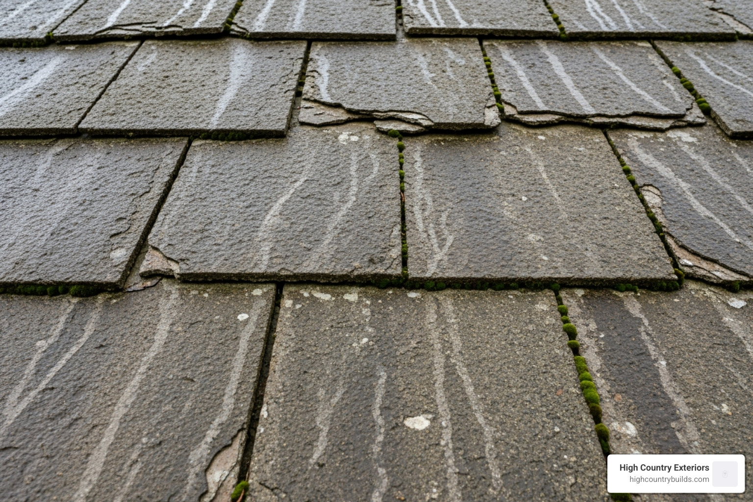 asbestos cement shingles close-up - asbestos roof removal and replacement