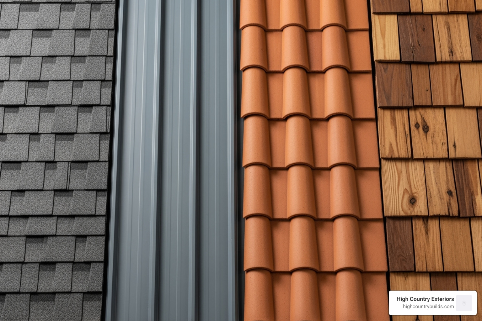 various roofing materials - Financing roof replacement