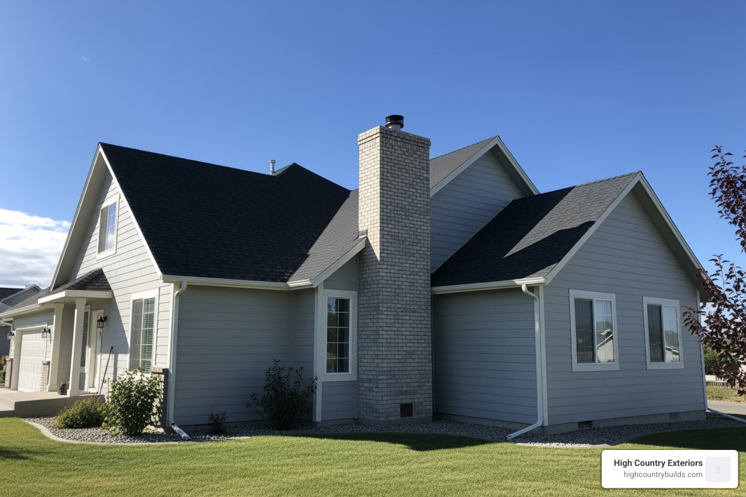 newly installed roof on home in Idaho Falls - Financing roof replacement