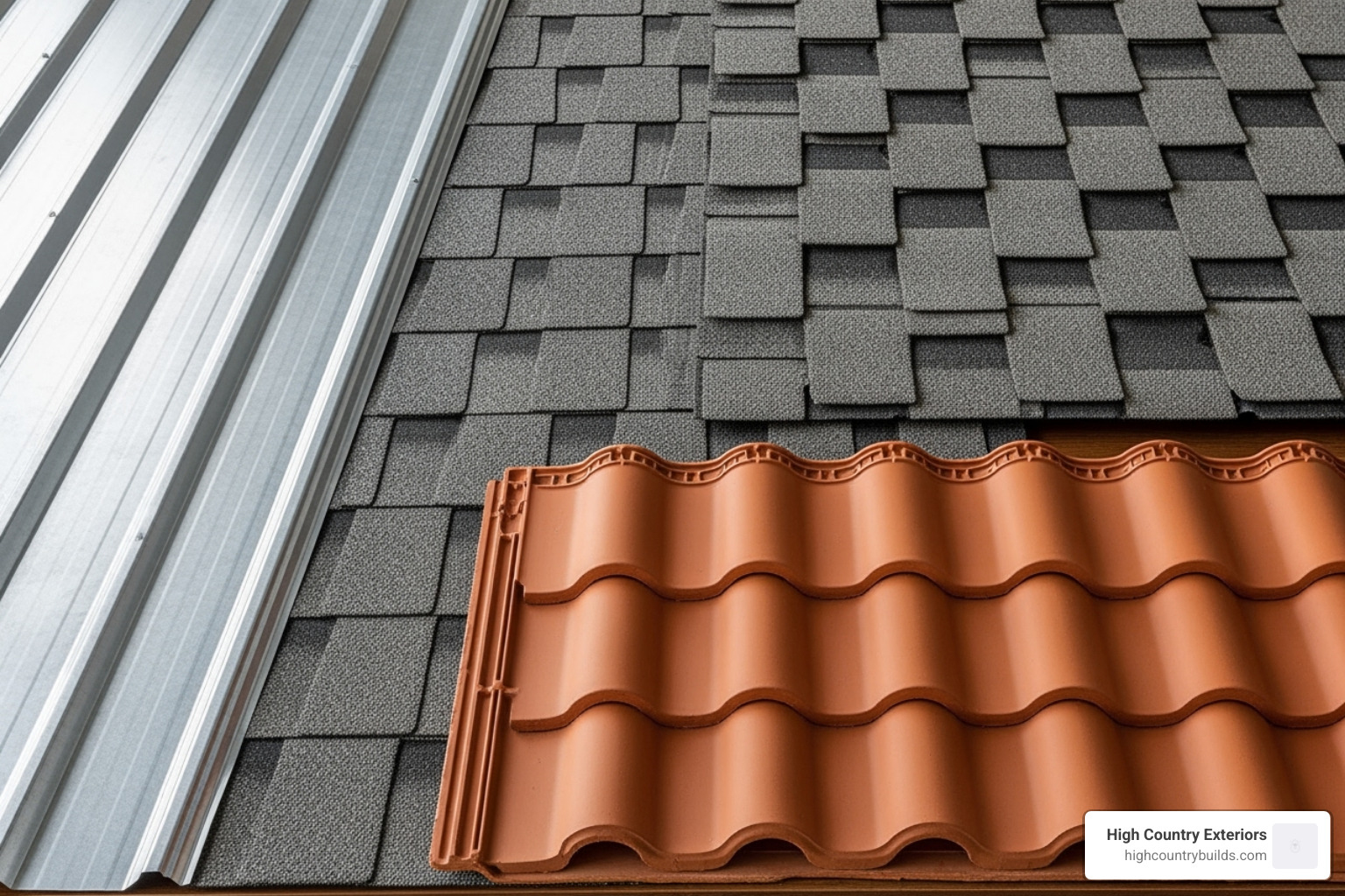 Material comparison chart for roofing materials - galvalume metal roofing price