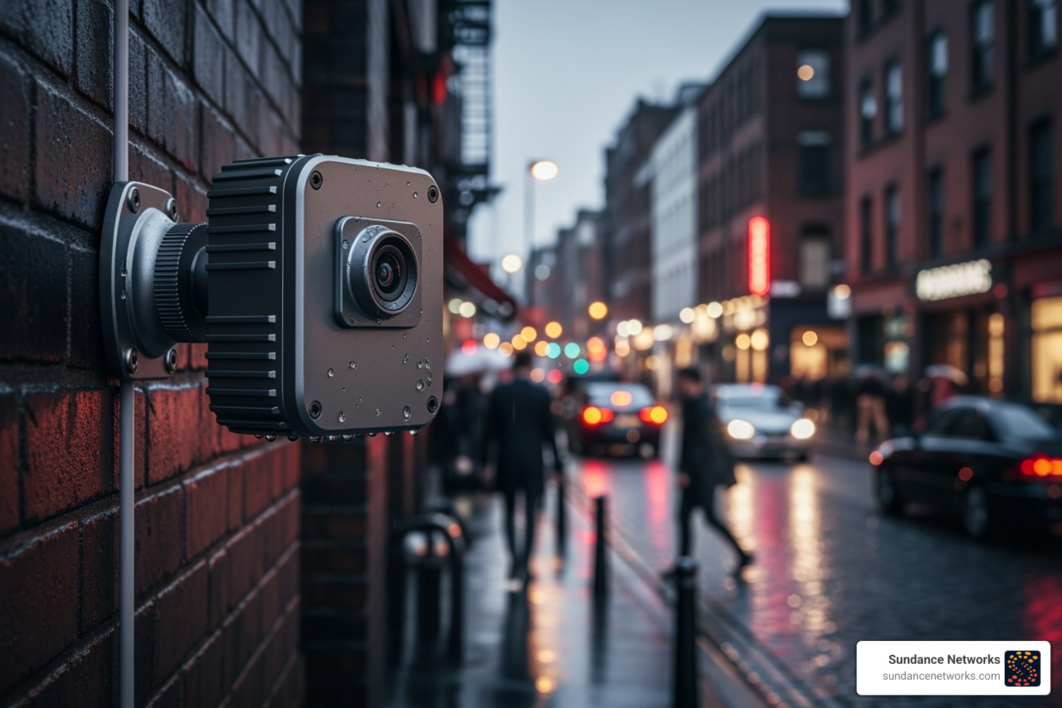 A compact edge AI device, such as a smart camera or an industrial sensor, highlighting its small form factor and integration into real-world environments - AI server hardware A compact edge AI device, such as a smart camera or an industrial sensor, highlighting its small form factor and integration into real-world environments - AI server hardware