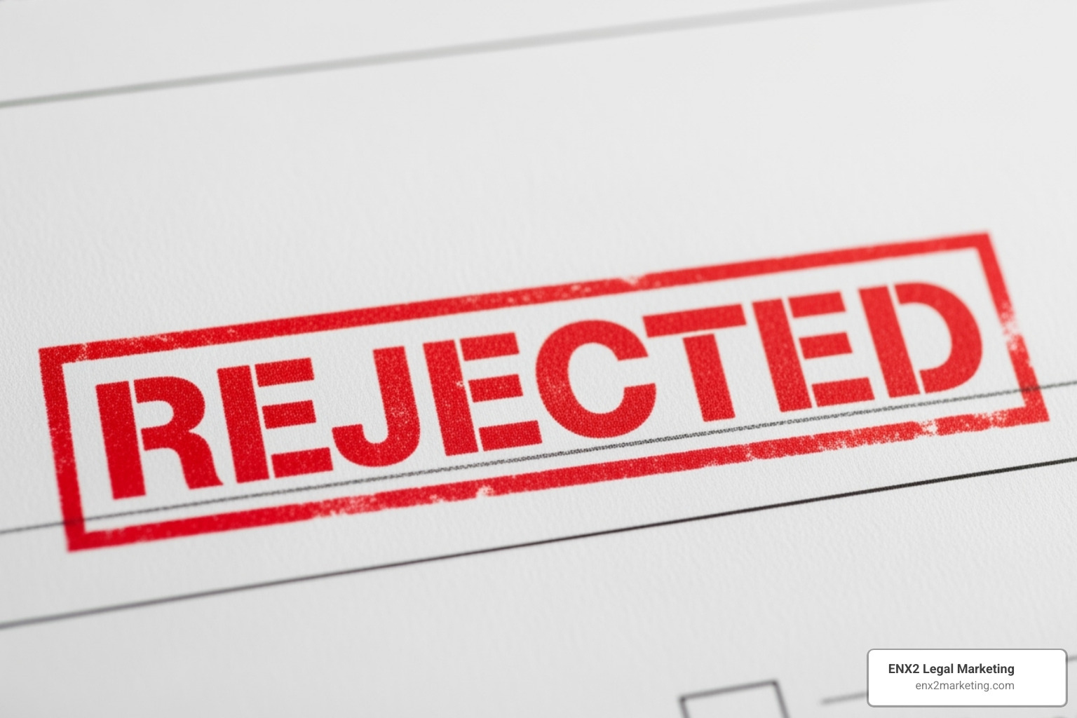 a document with a large red "REJECTED" stamp on it. - Bankruptcy filing documents a document with a large red "REJECTED" stamp on it. - Bankruptcy filing documents