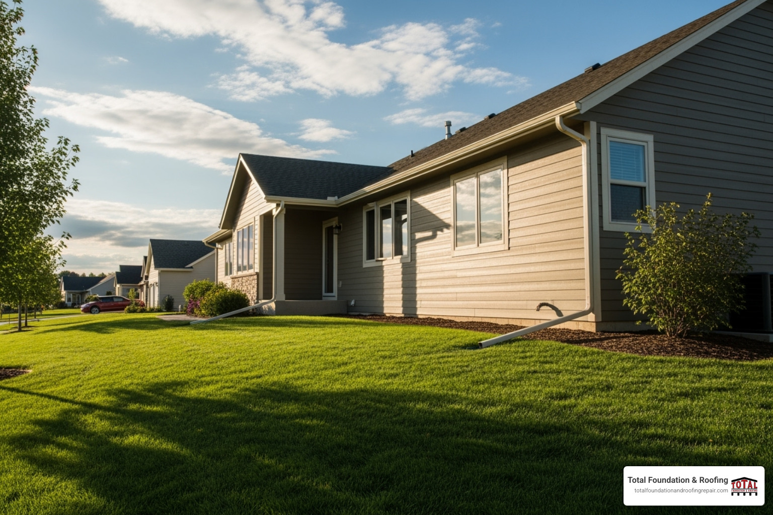 proper drainage system - Expansive soil foundation