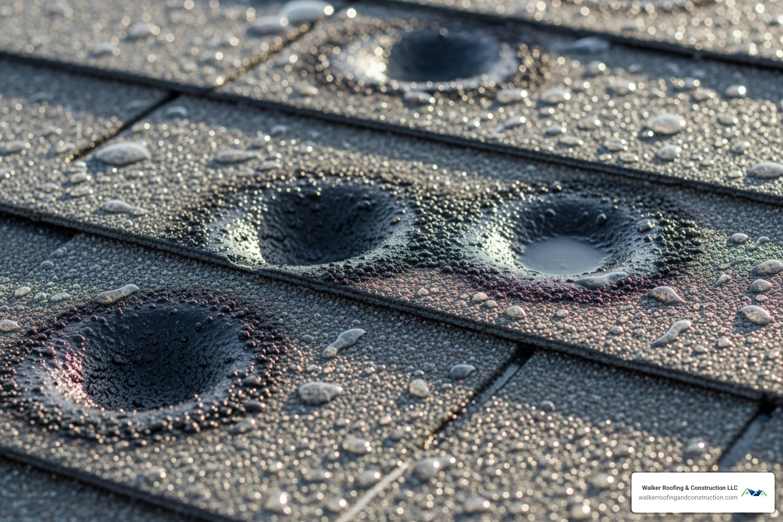 hail damage close-up on an asphalt shingle - can i claim roof replacement on insurance hail damage close-up on an asphalt shingle - can i claim roof replacement on insurance