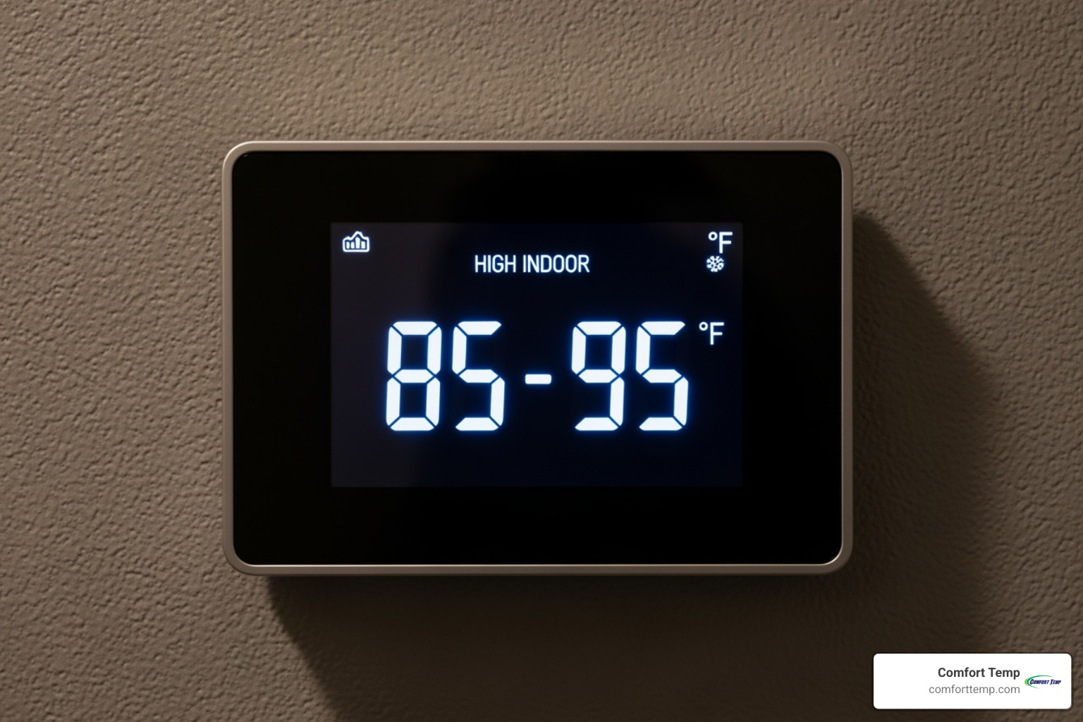 thermostat showing a high indoor temperature - 24 hour ac unit repair thermostat showing a high indoor temperature - 24 hour ac unit repair
