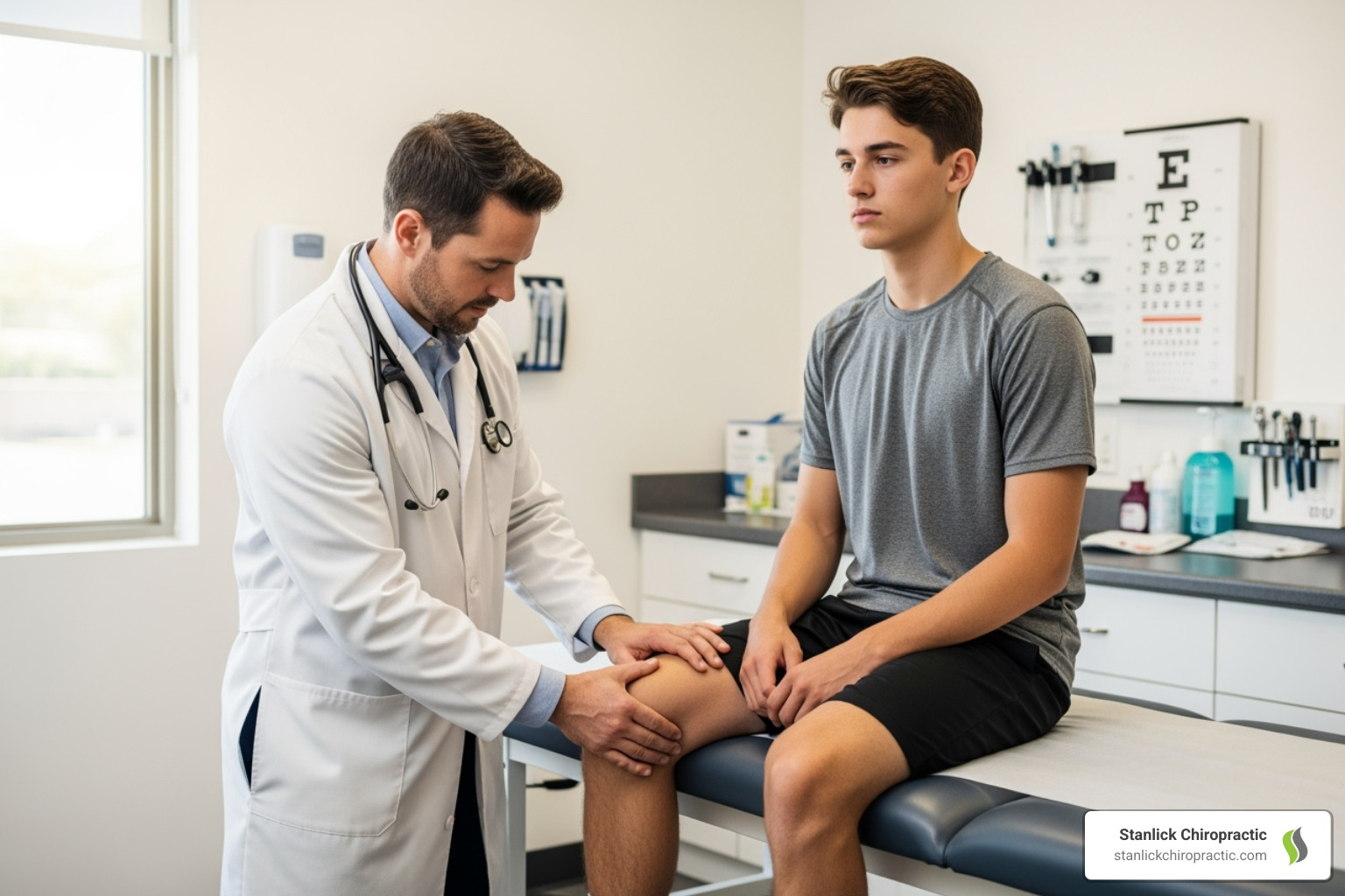 doctor performing sports physical - Murfreesboro urgent care