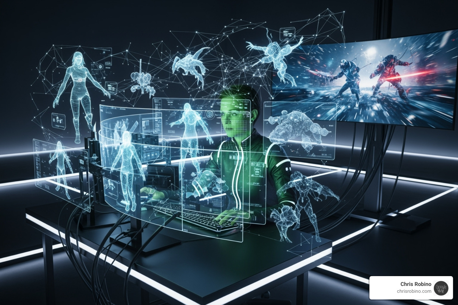 integration of AI in content creation and gaming - media industry report