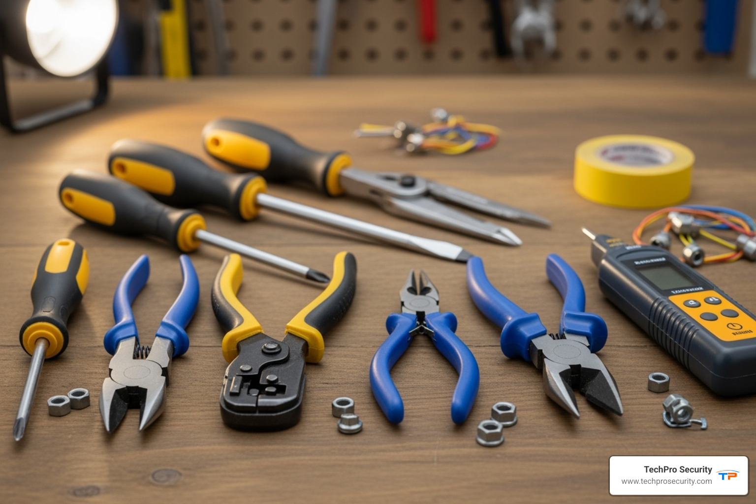 essential tools for floodlight camera installation - floodlight cam installation