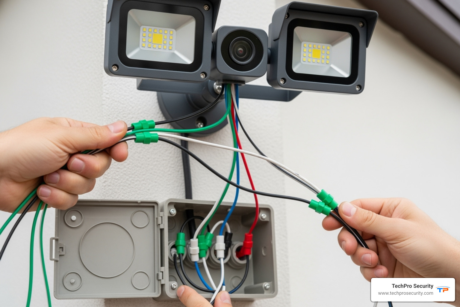 floodlight camera wiring diagram - floodlight cam installation