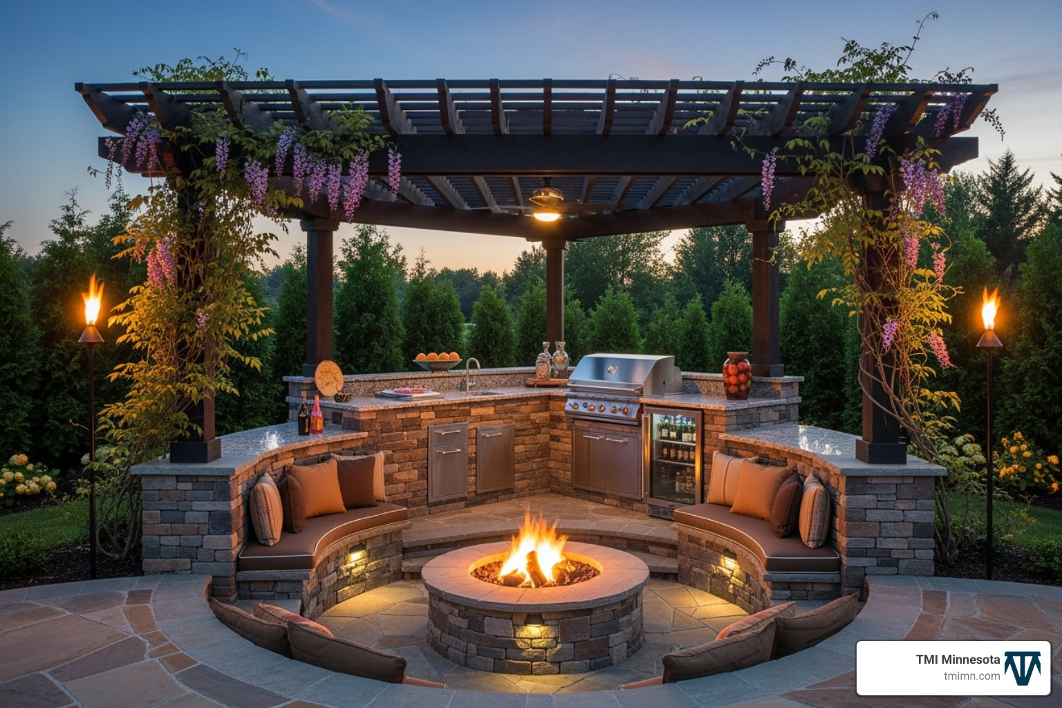 pergola integrated with an outdoor kitchen and fire pit - pergola porch pergola integrated with an outdoor kitchen and fire pit - pergola porch