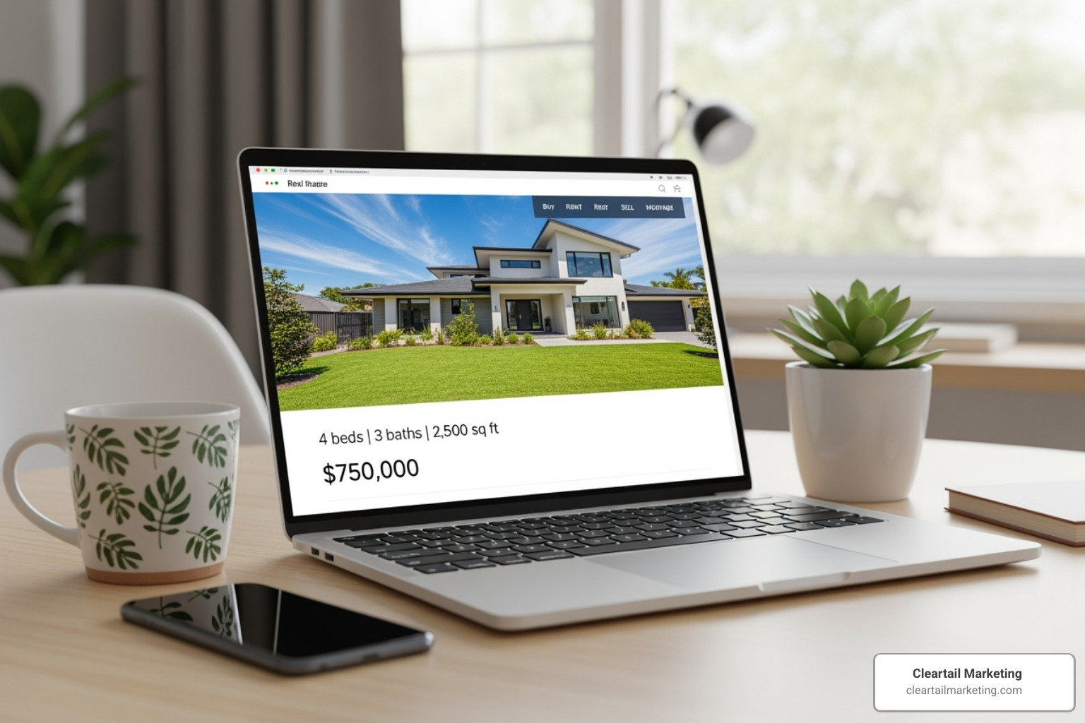 LAPTOP SCREEN SHOWING REAL ESTATE LISTING WEBSITE - FREE POST ADS FOR REAL ESTATE LAPTOP SCREEN SHOWING REAL ESTATE LISTING WEBSITE - FREE POST ADS FOR REAL ESTATE